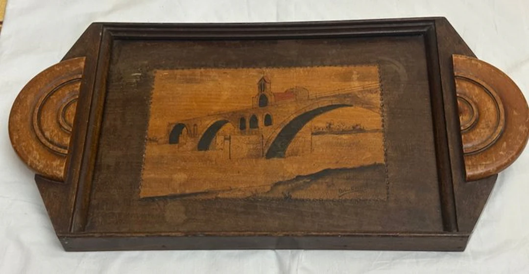 Erard - Tray - Wood - In marquetry