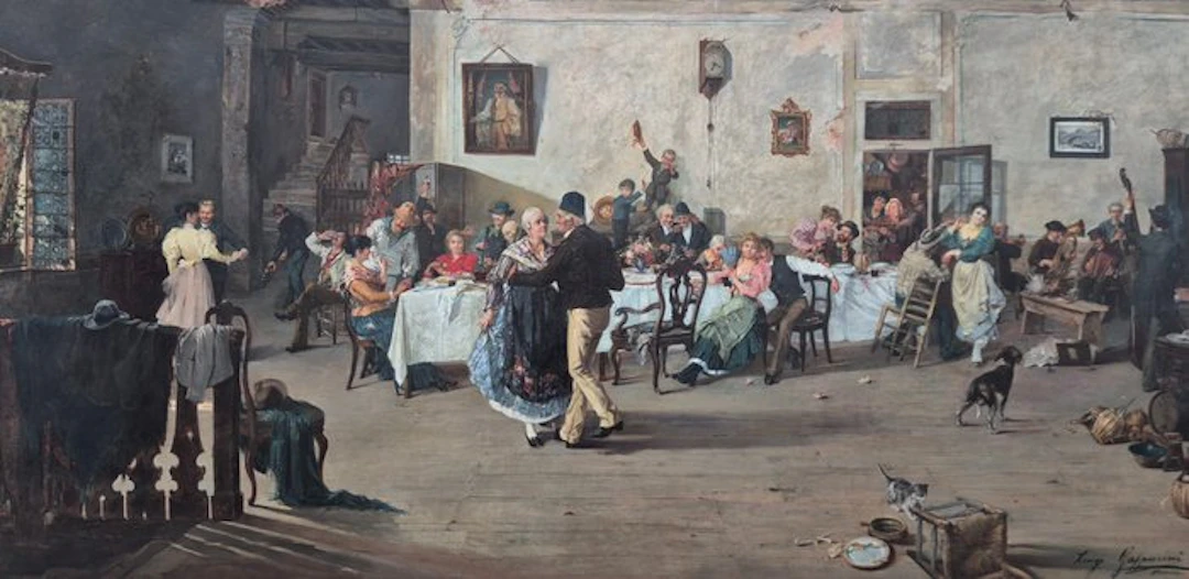 Luigi Gasparini (1856-1926) - Goldene Hochzeit (Nozze d'oro)