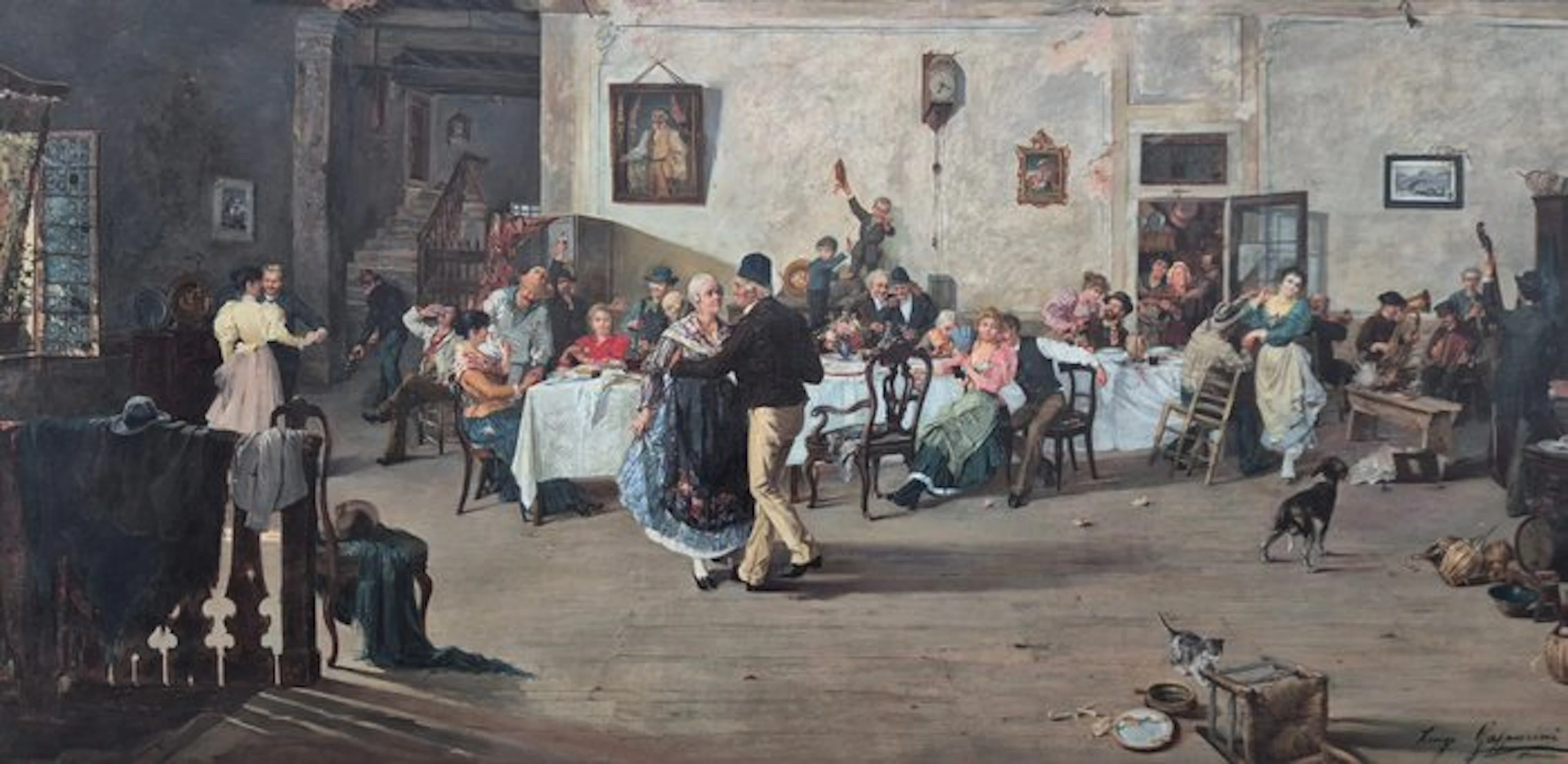 Luigi Gasparini (1856-1926) - Goldene Hochzeit (Nozze d'oro)