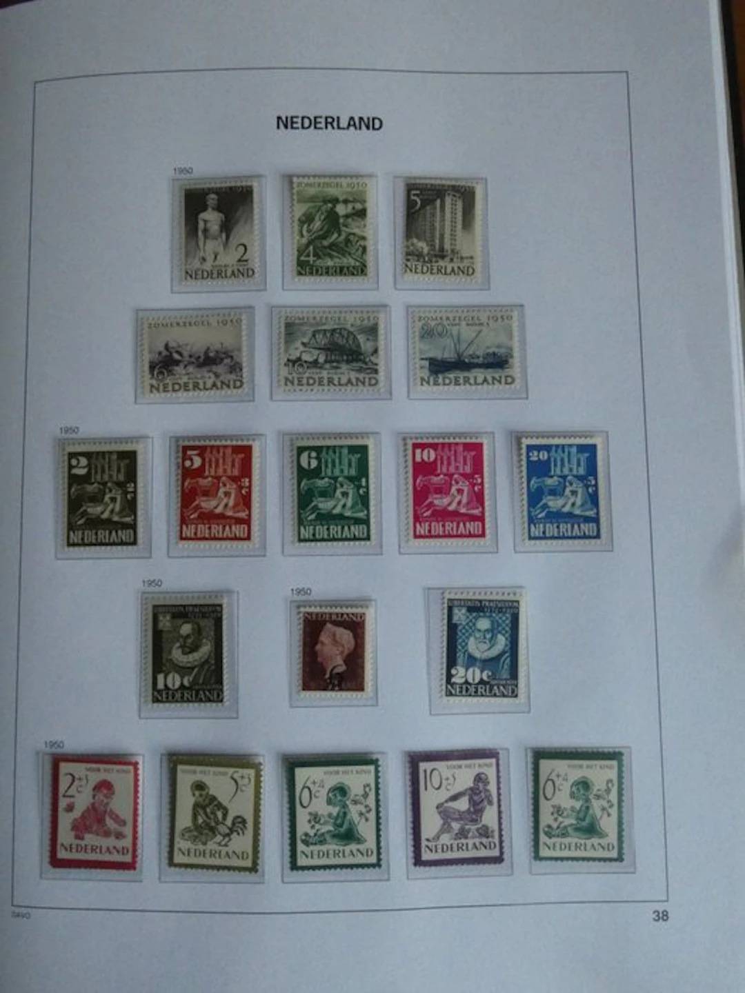 Netherlands 1950/1959 - Stamp collection in DAVO - album