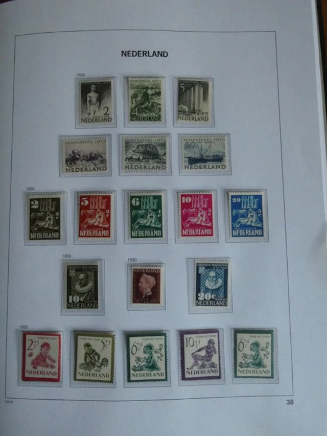 Netherlands 1950/1959 - Stamp collection in DAVO - album