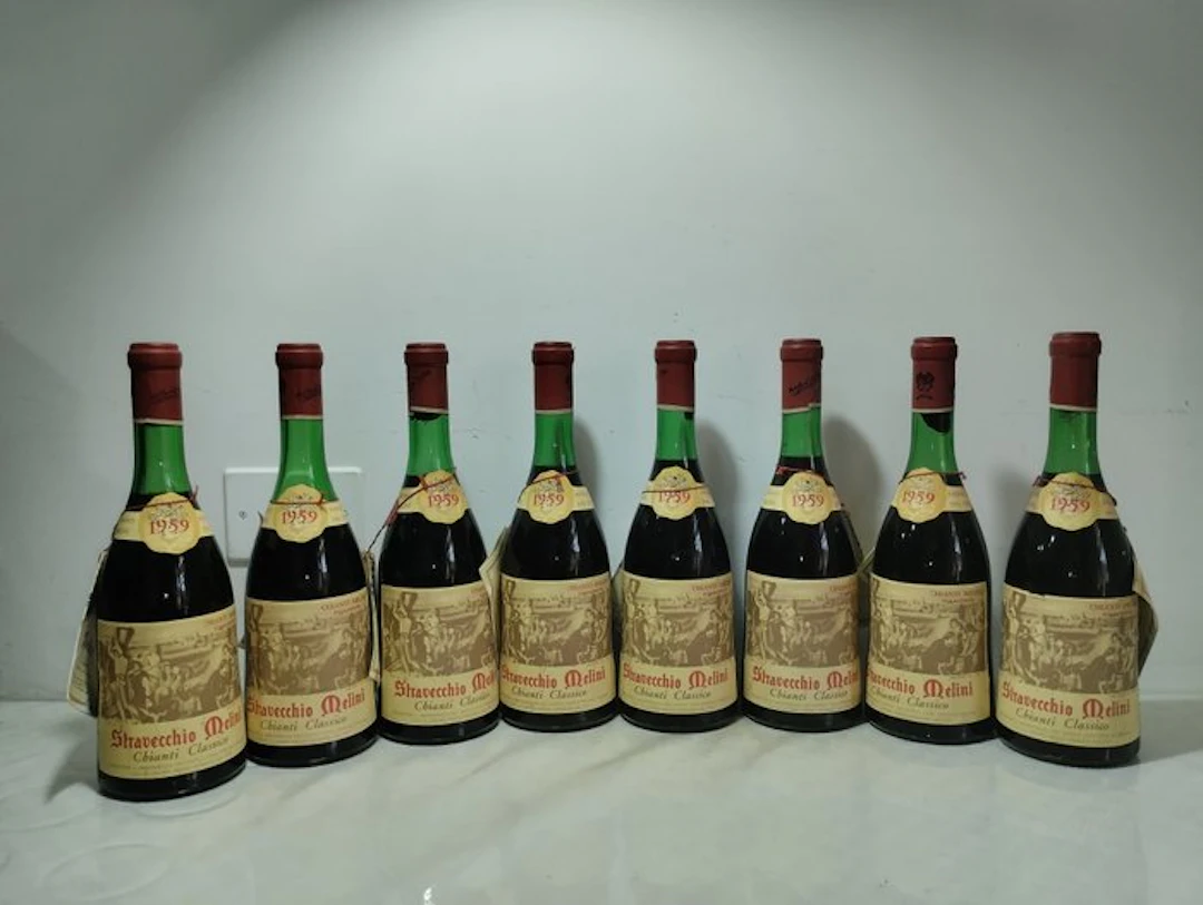 1959 Stravecchio Melini - Chianti Classico - 8 Bottles (0.72L)
