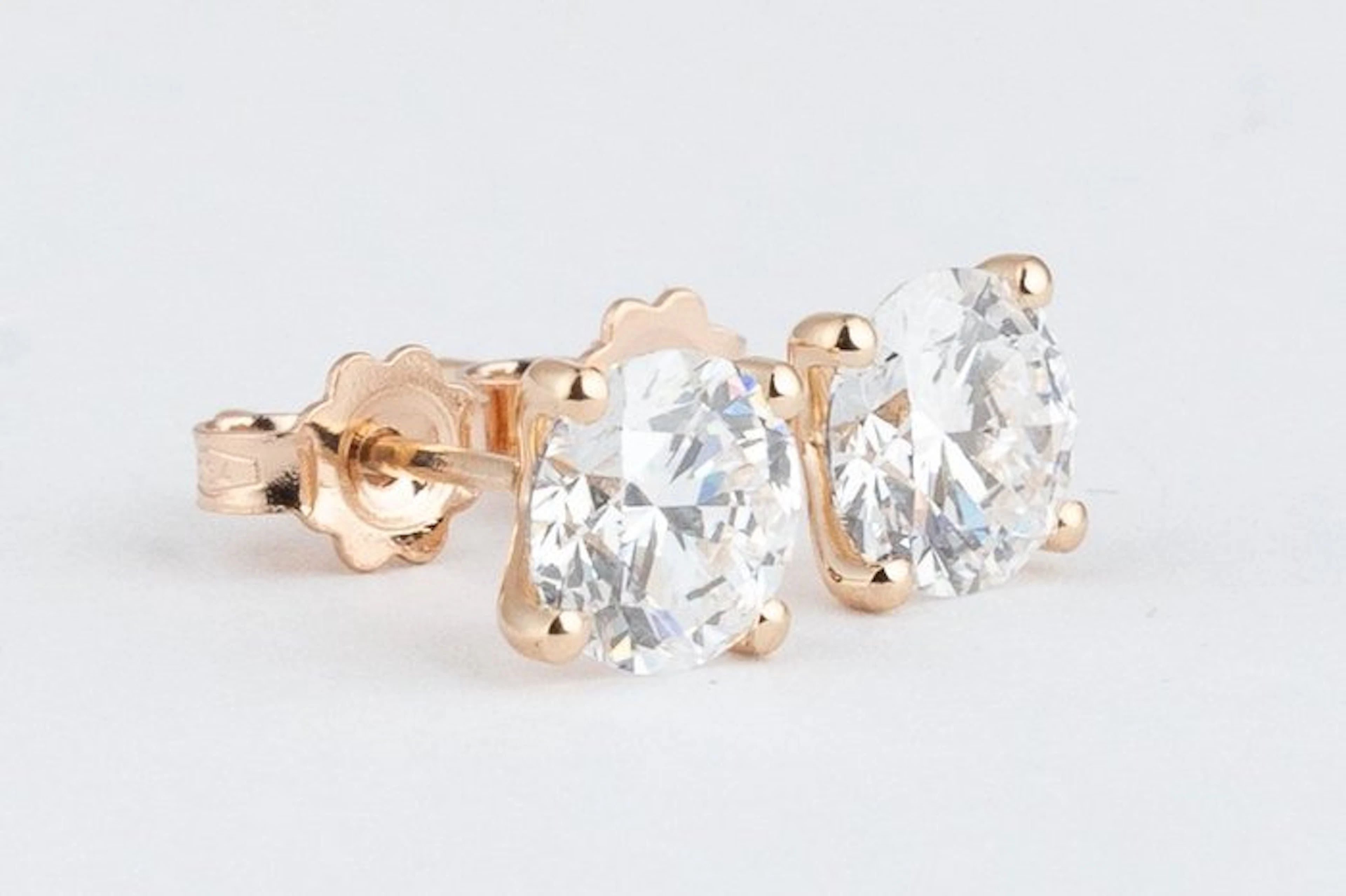 No reserve price - Earrings - 14 kt