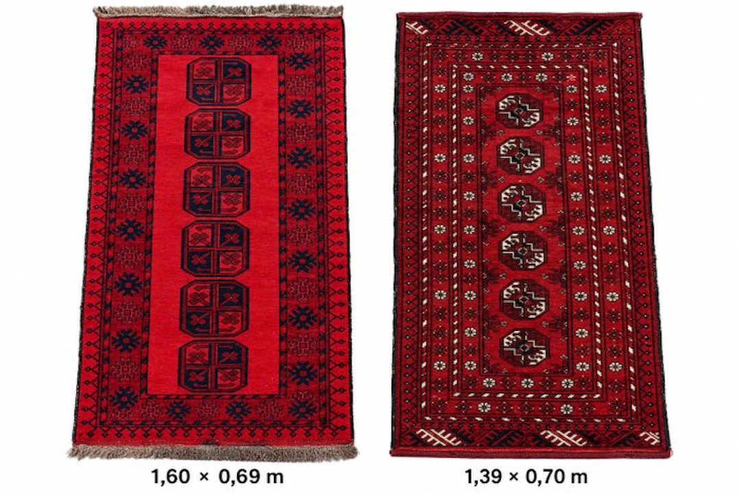 Afghan - Rug - 1.6 cm - 0.69 cm