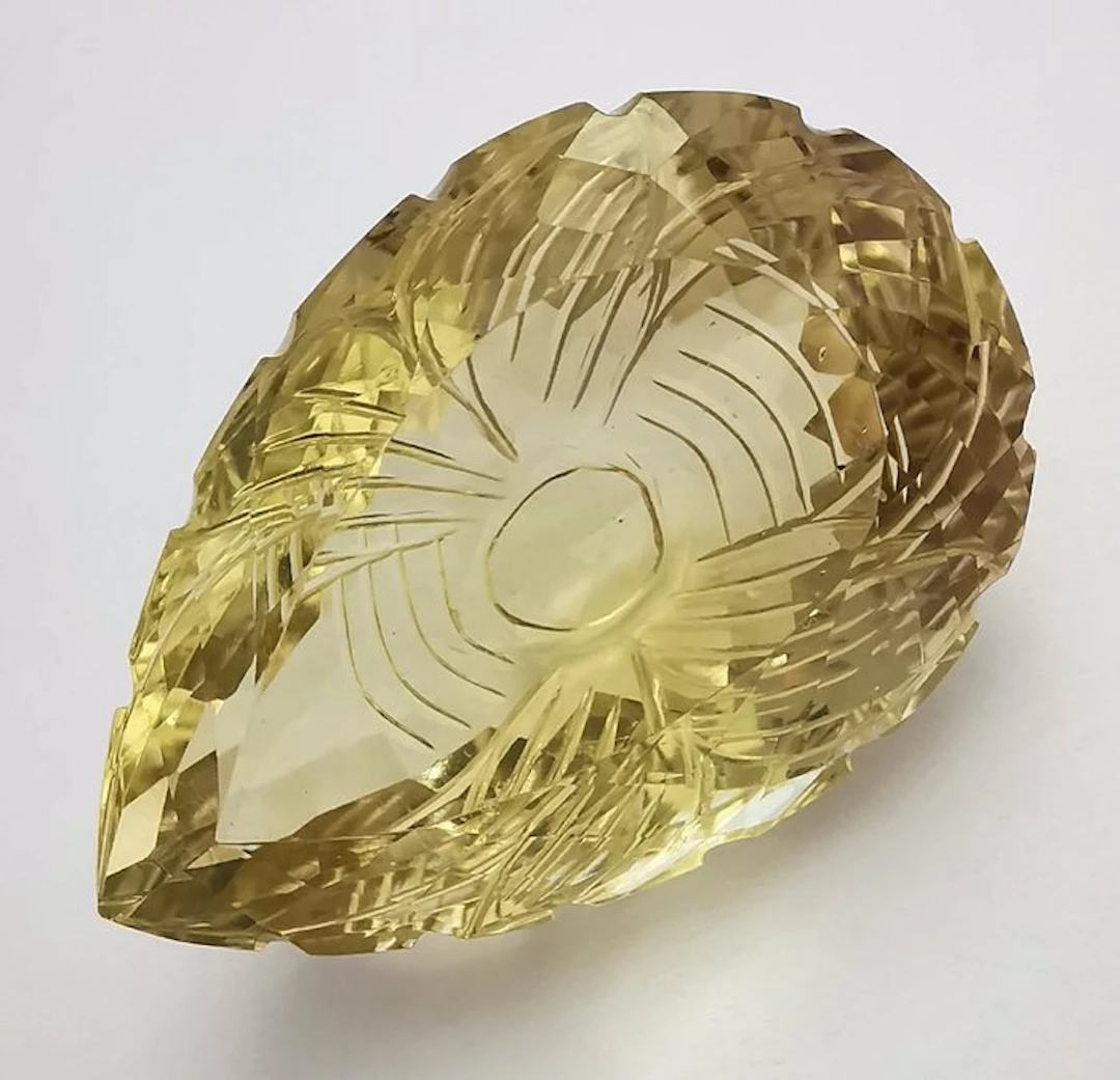 No reserve price Yellow Citrine - 76.89 ct - Antwerp...