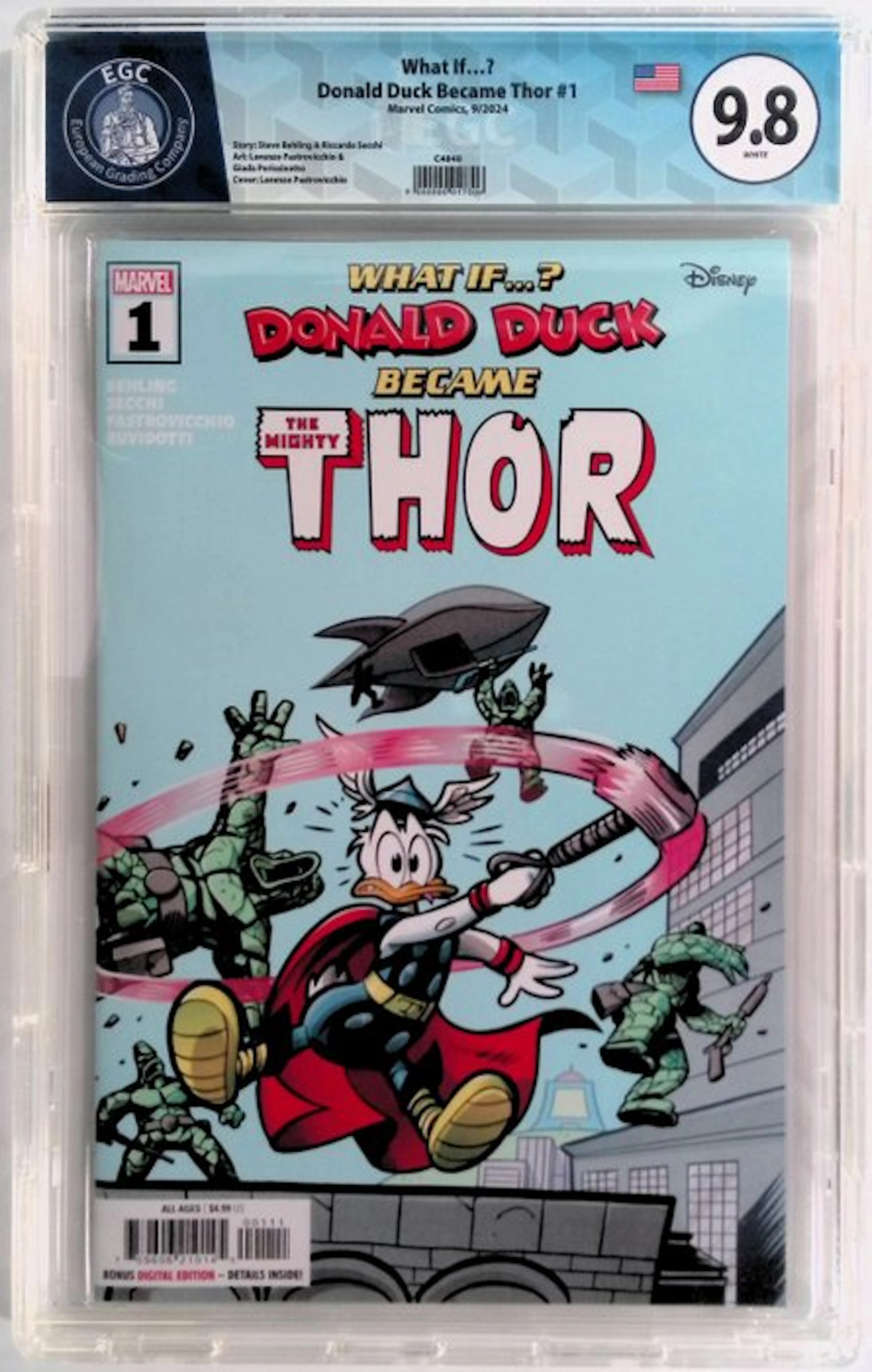 What If...? Donald Duck Became Thor #1 - EGC 9.8 - 1...