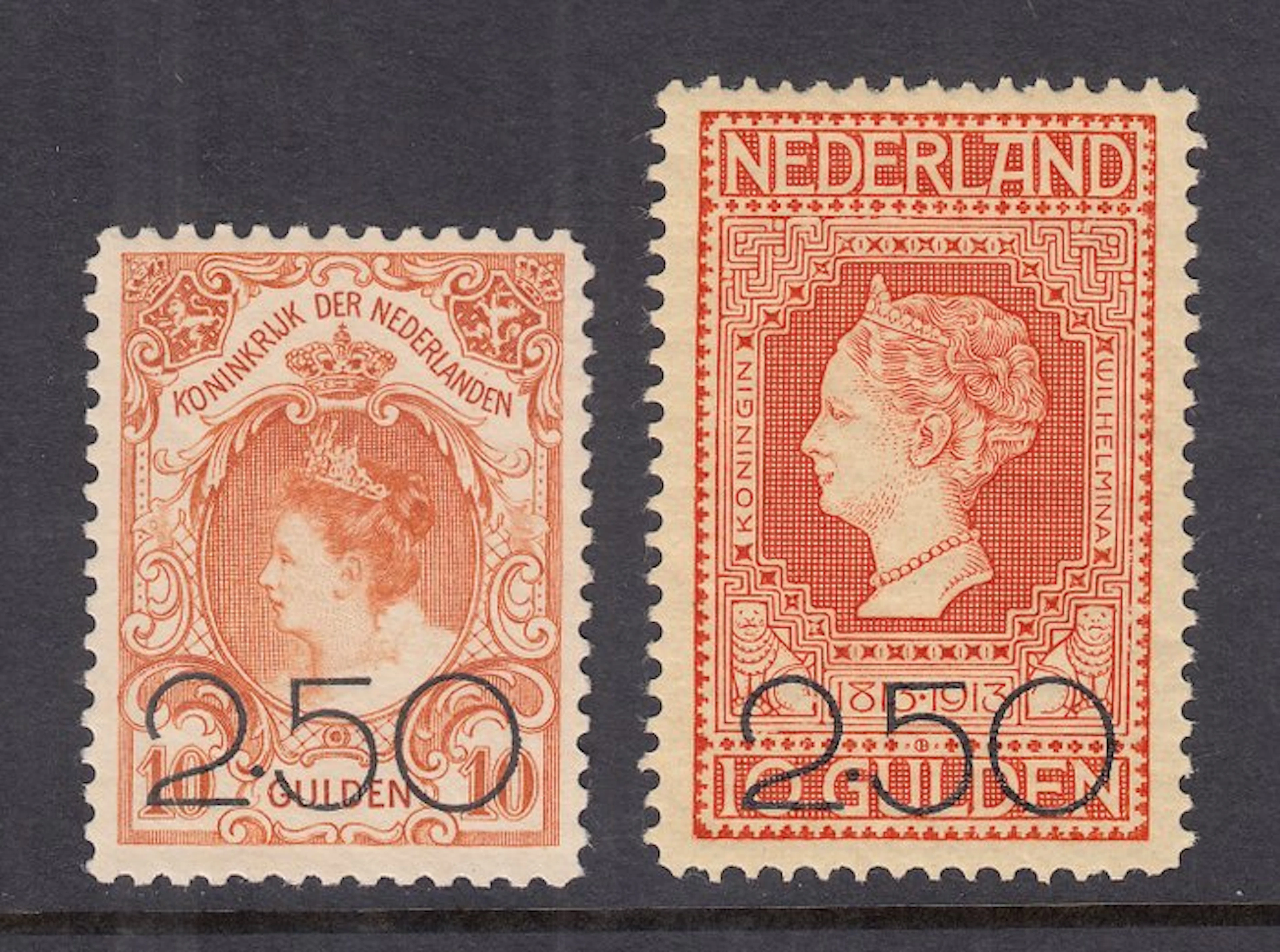 Netherlands 1920 - Cleanup issue - NVPH 104/105