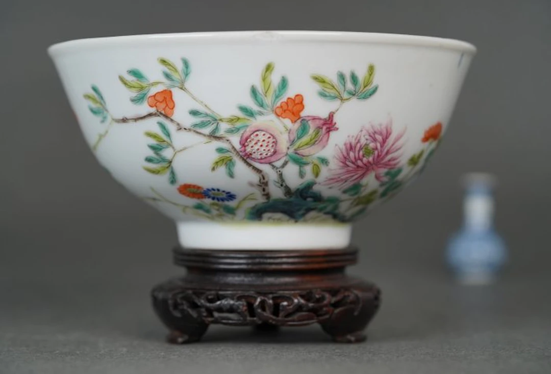 Daoguang Six Character Mark - Pomegranate
