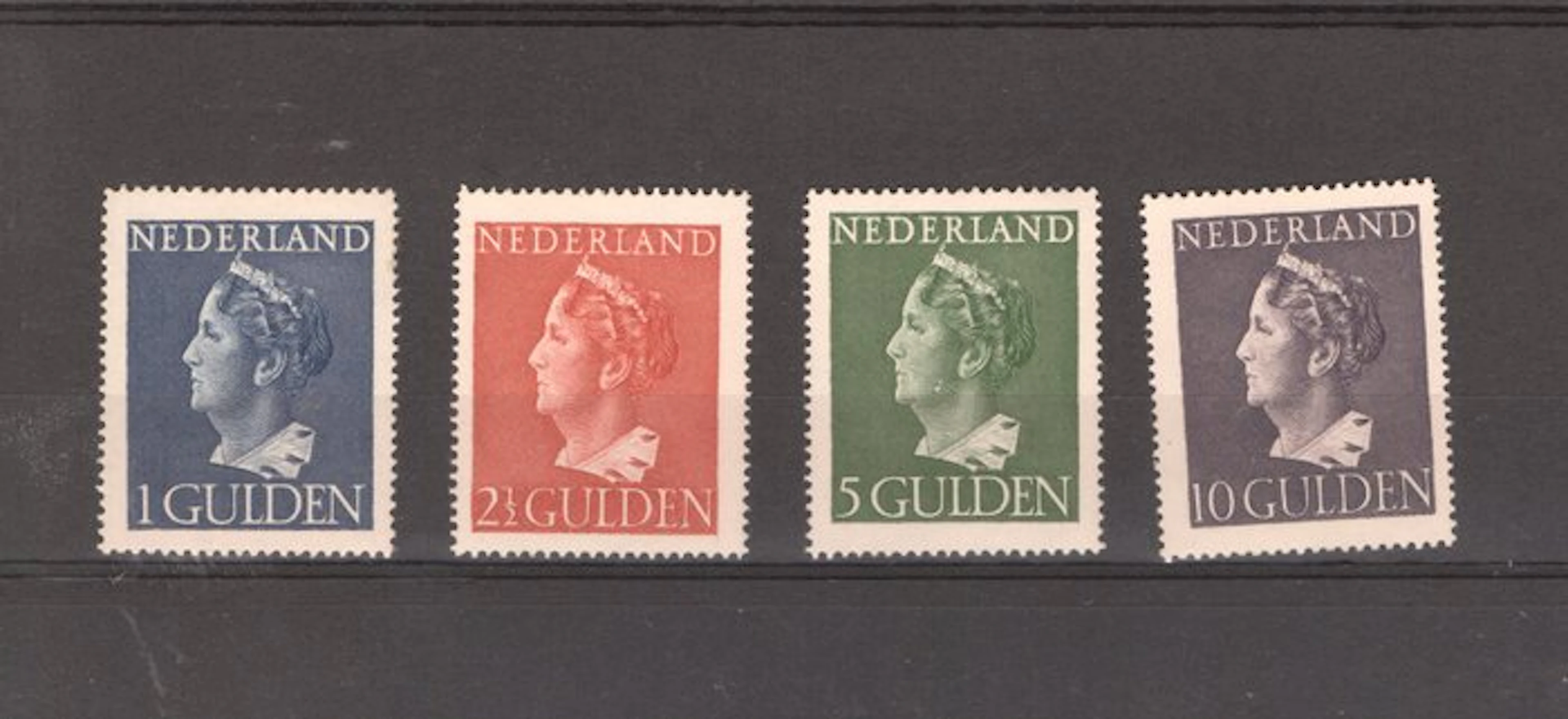 Netherlands 1946 - Netherlands Konijnenburg mint condition - NVPH 346/349