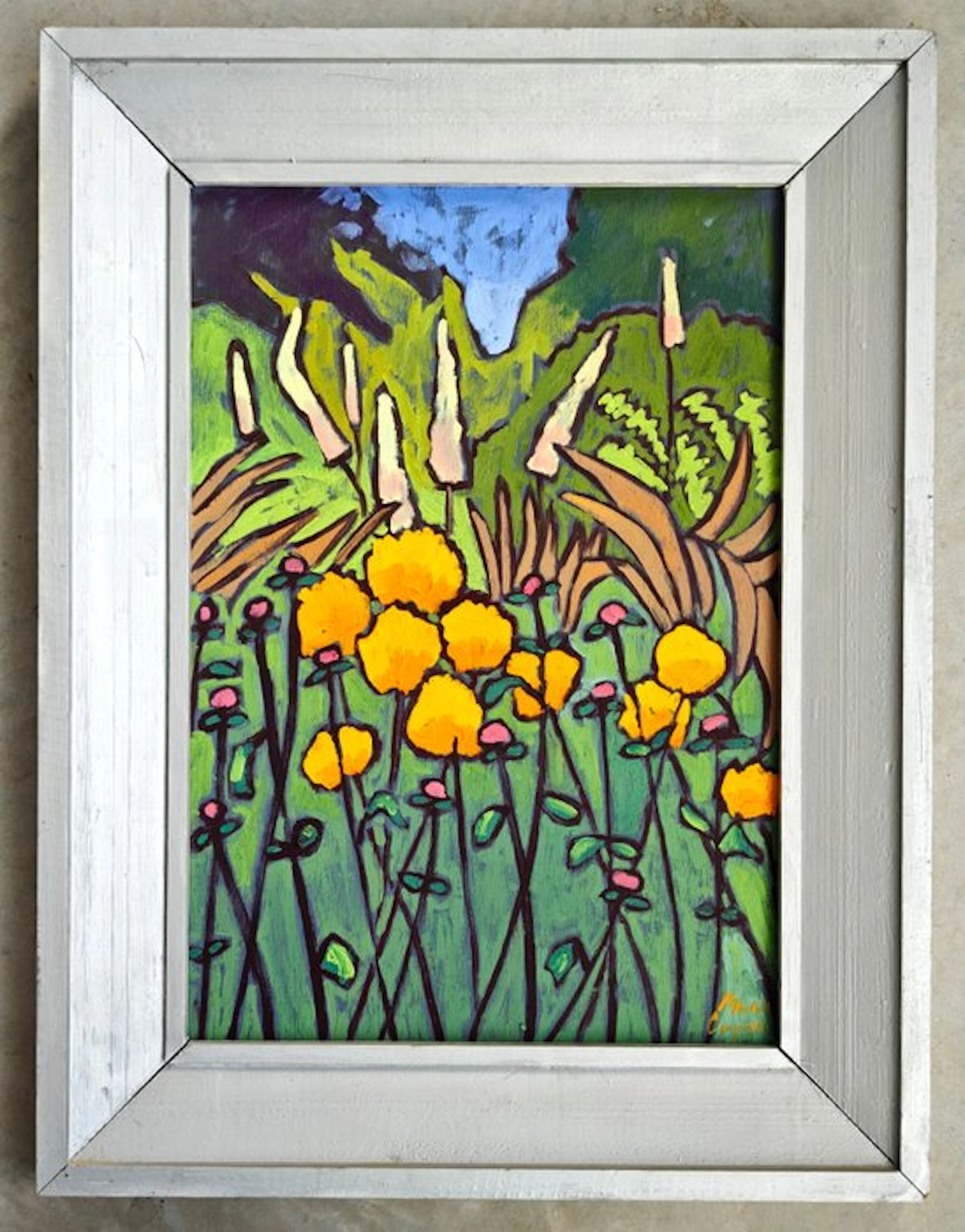 École néo-fauviste - Le Jardin jaune - NO RESERVE