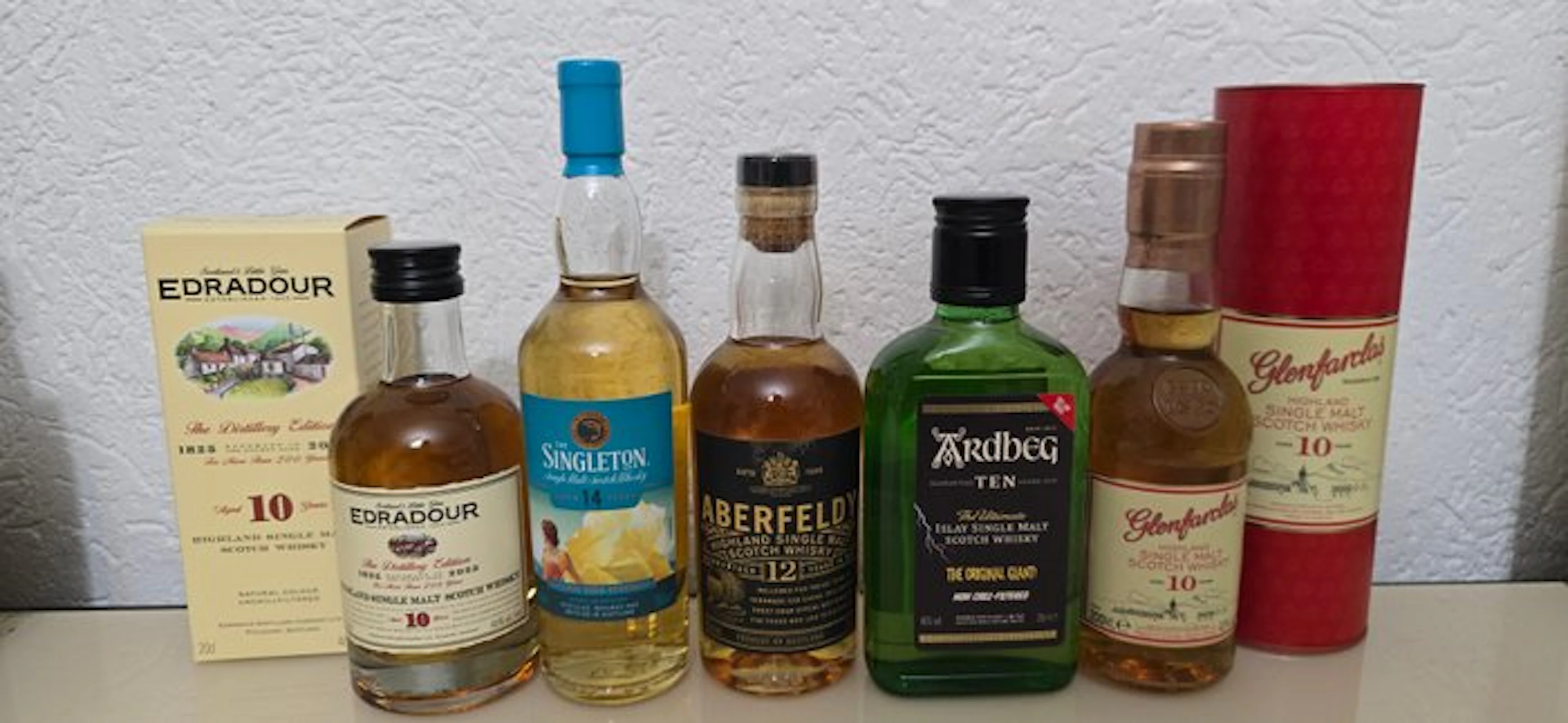 Singleton of Glendullan 14yo Special Release + Edradour...