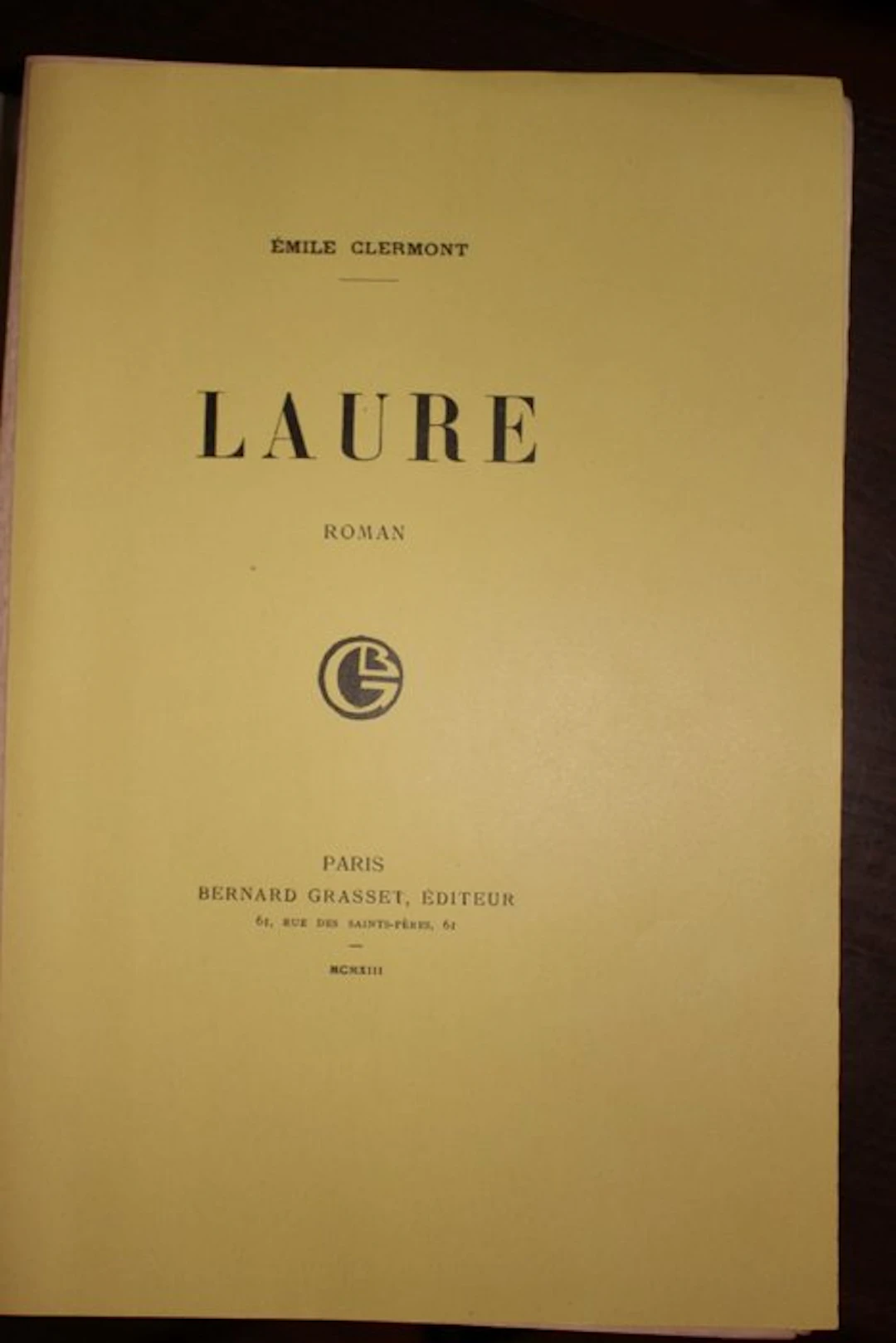 Emile Clermont - Laure - L'exemplaire n°1 sur arches ! - 1913