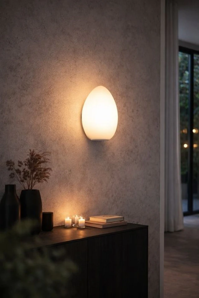 Fontana Arte - Design Lab - Wall lamp - Egg - Glass, Metal