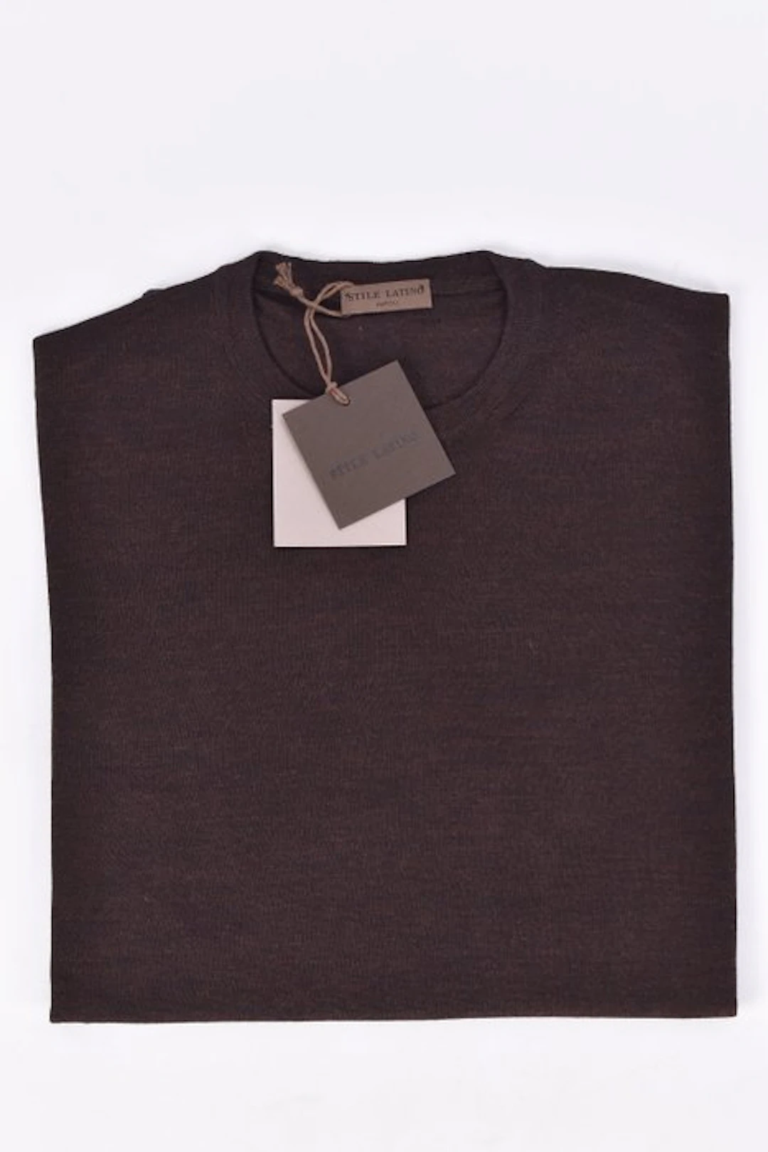 STILE LATINO 46 - Wool - Slim fit - Bruin - Jumper - New with tags