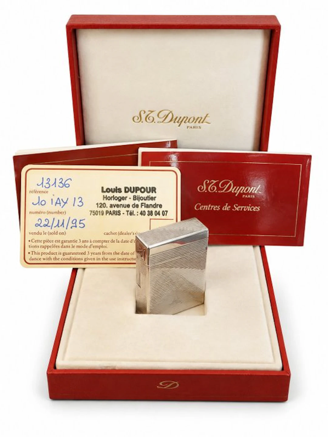 S.T. Dupont - Ligne 1 - Lighter - Silver plated