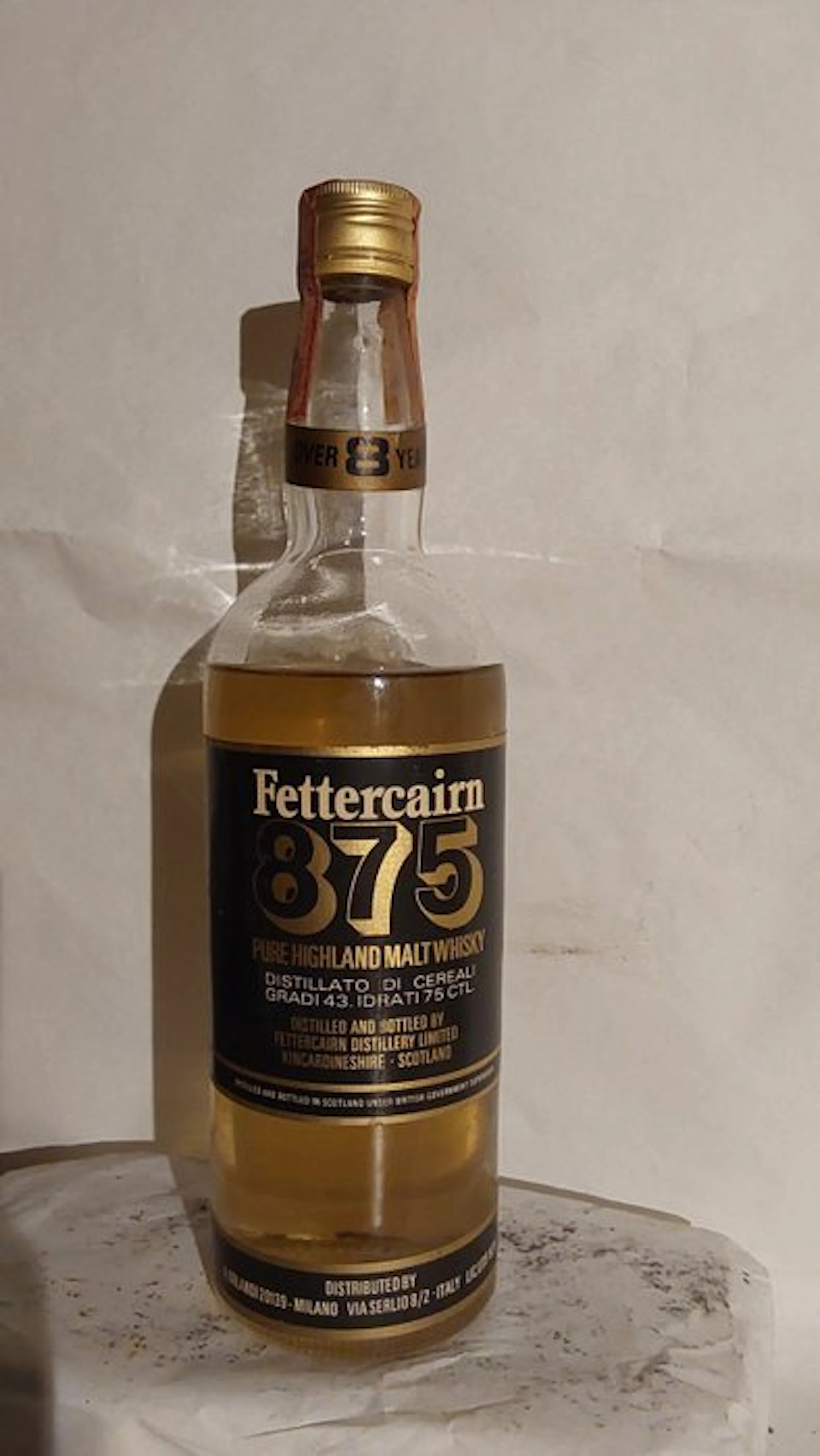 Fettercairn 8 years old 875 - Pure Highland Malt - b. 1960s - 70cl