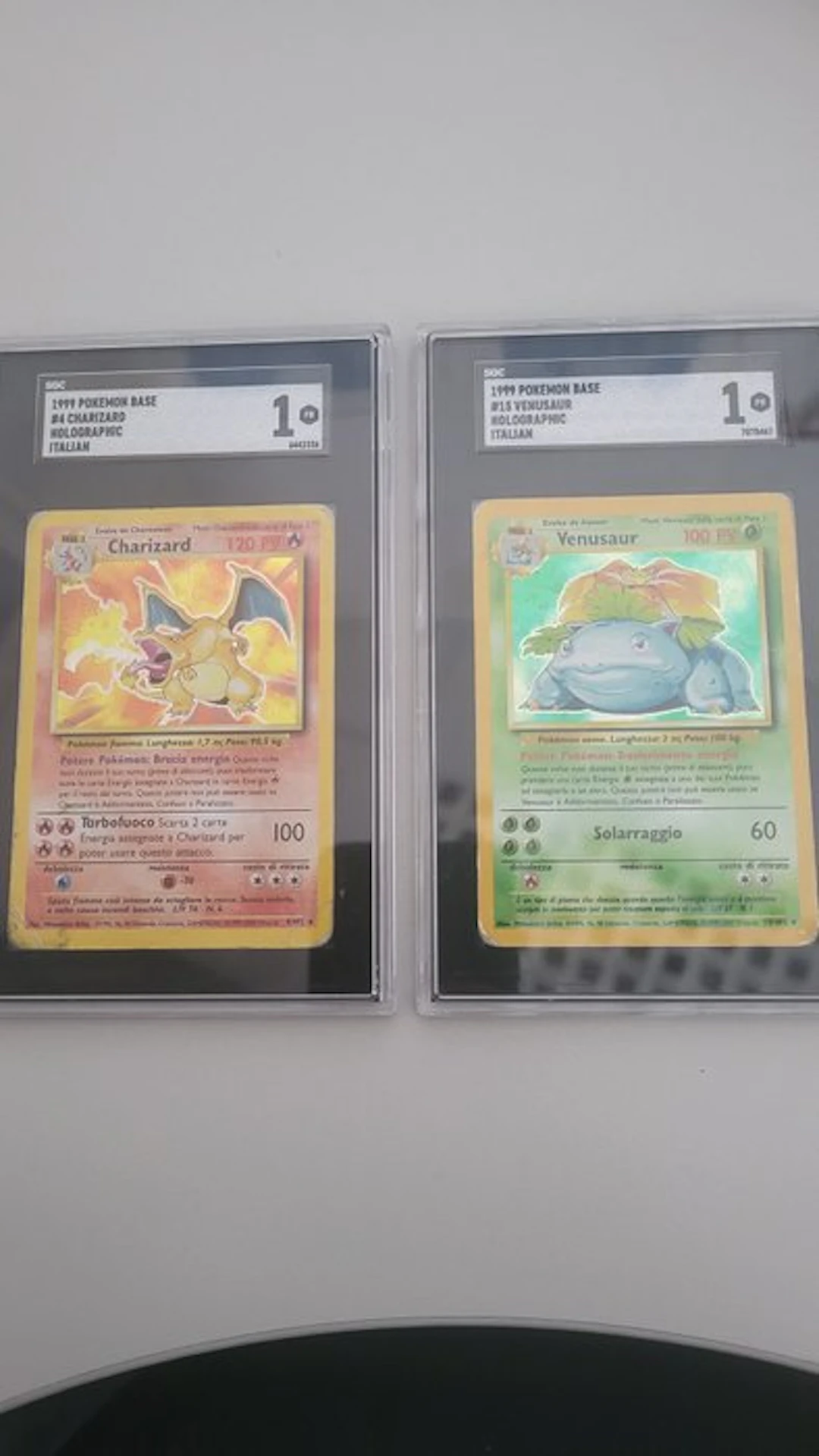 Pokémon - 2 Graded card - Charizard