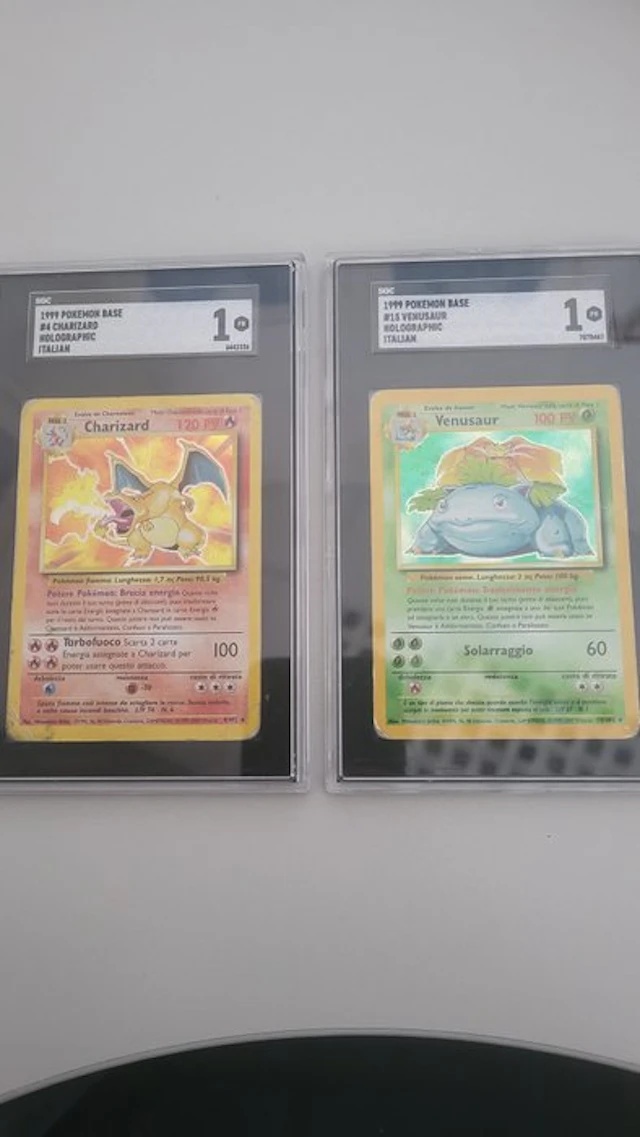 Pokémon - 2 Graded card - Charizard