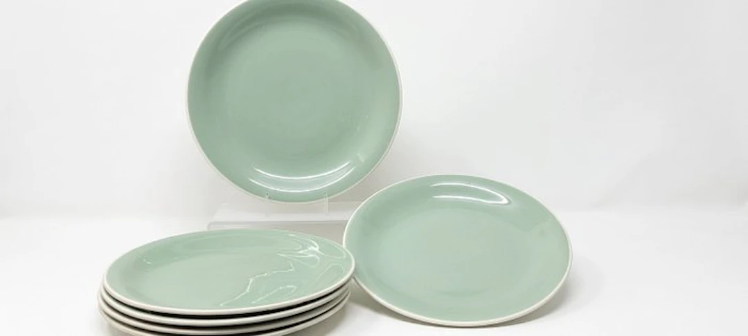 Villeroy & Boch - Dinner plate (6) - Serie Saar - faience - Very rare