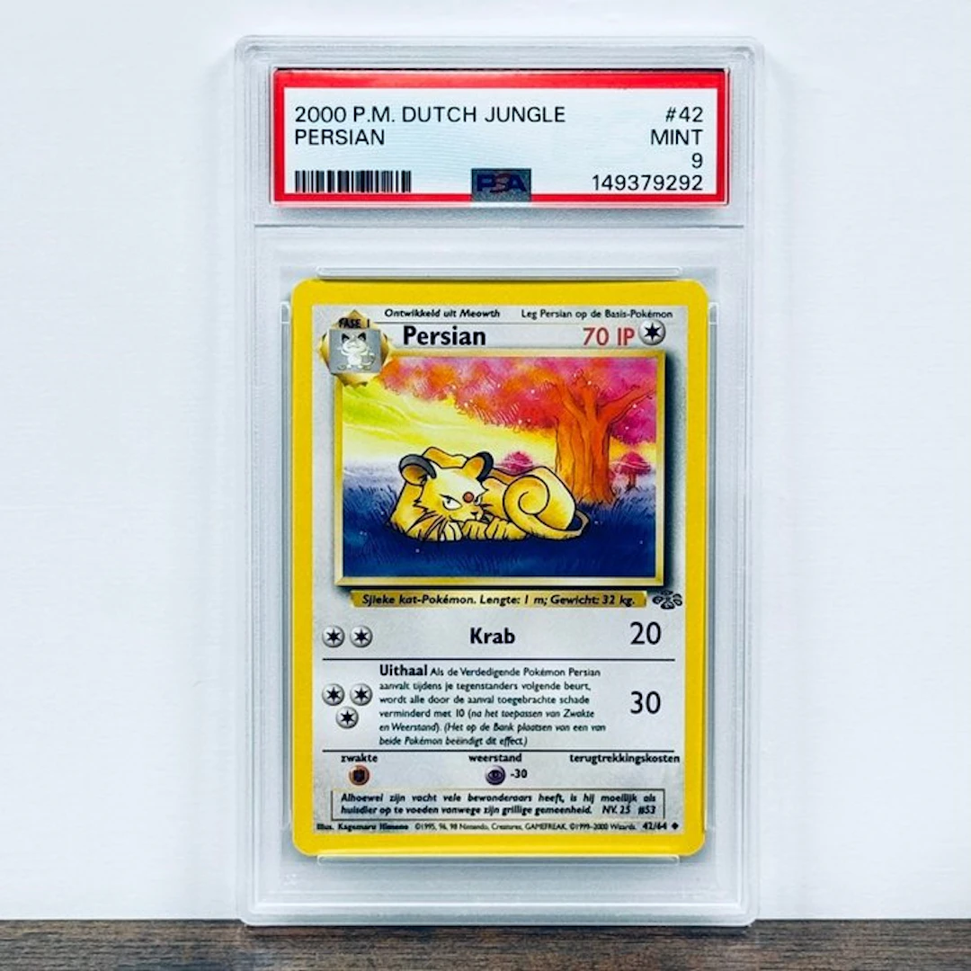 Pokémon Graded card - Persian 42 – Pokémon - PSA 9