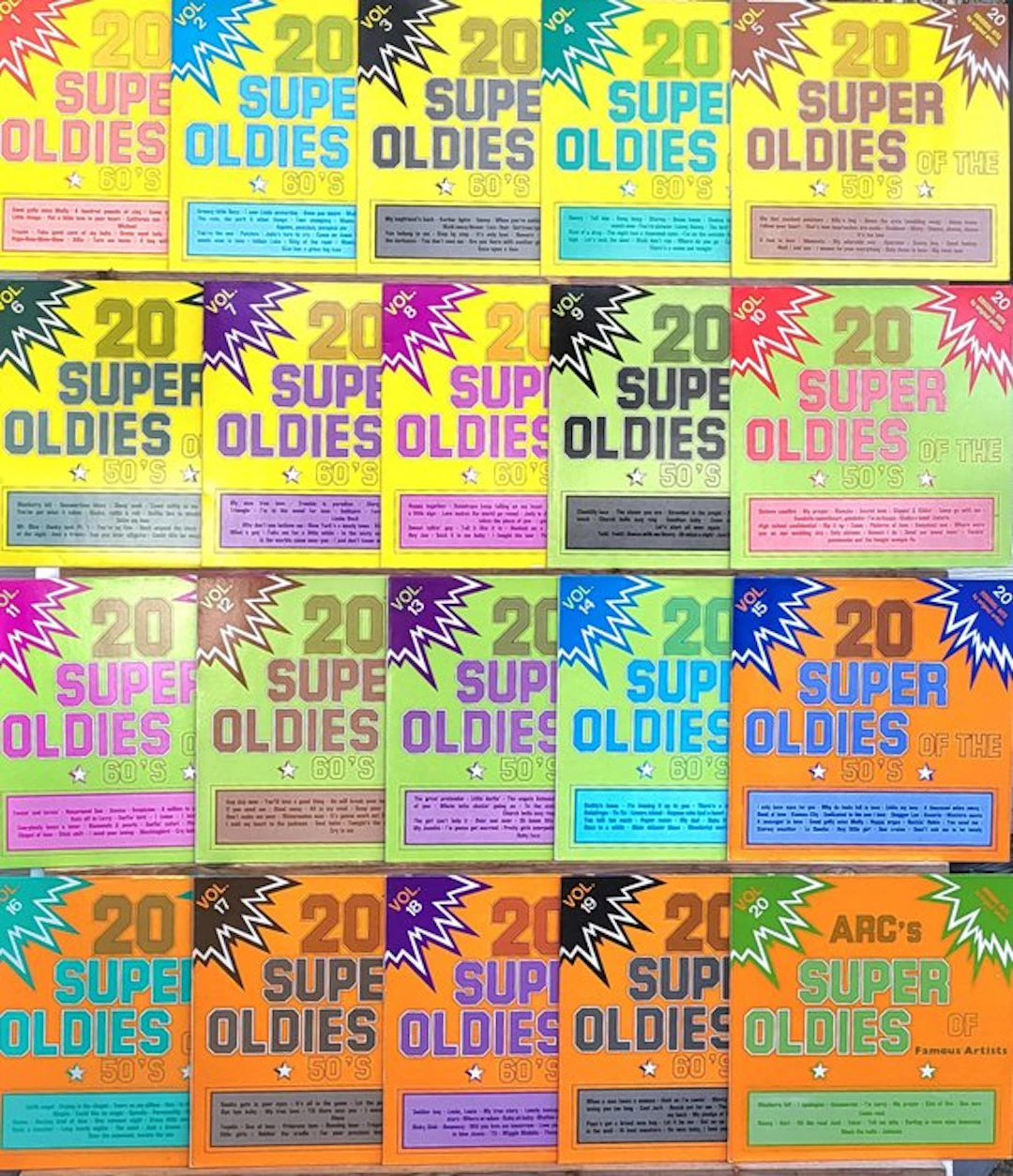 Various Artists/Bands in 1960's