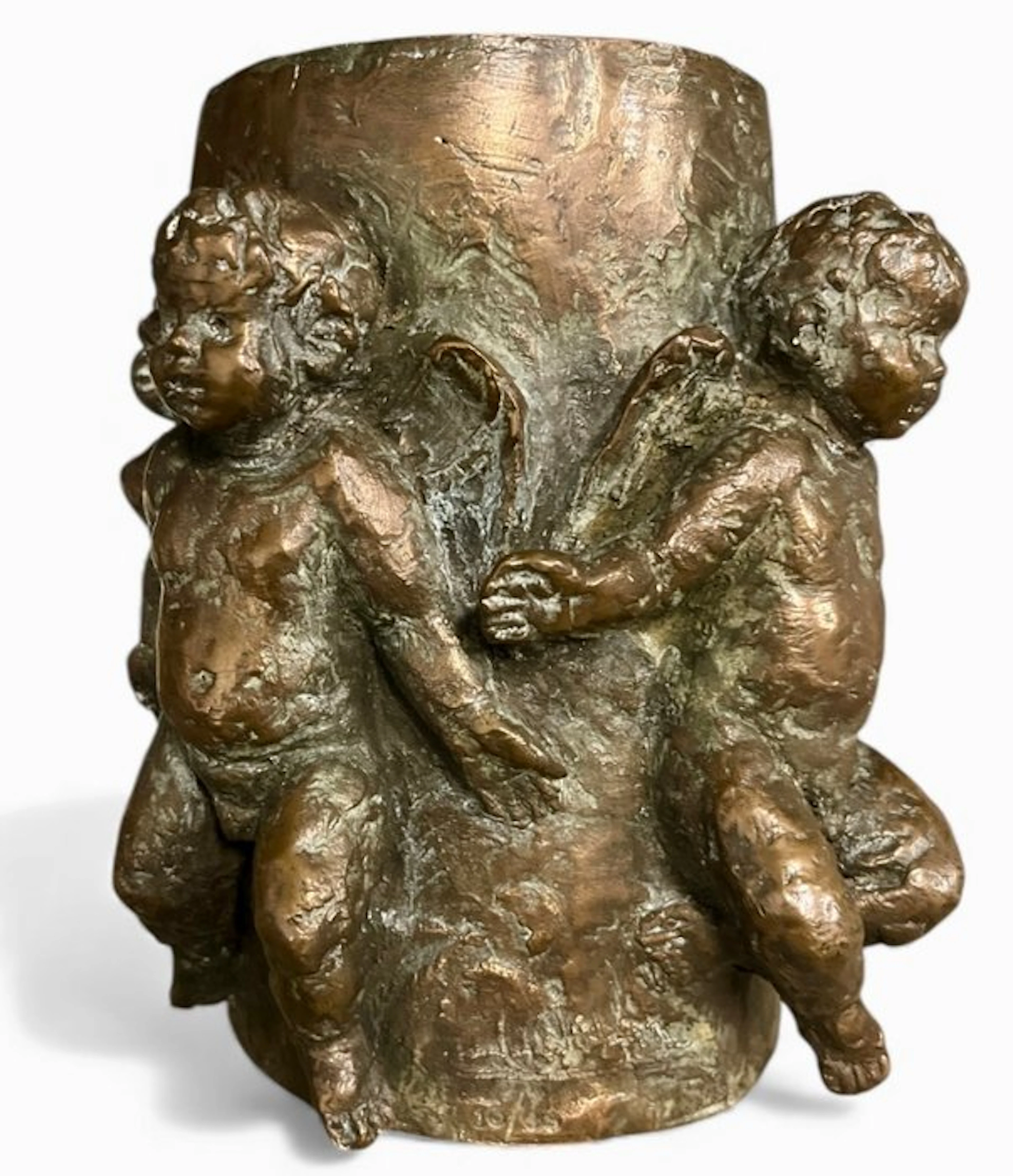 Gustave-Joseph Cheret ( after ) - Tankard - Patinated bronze