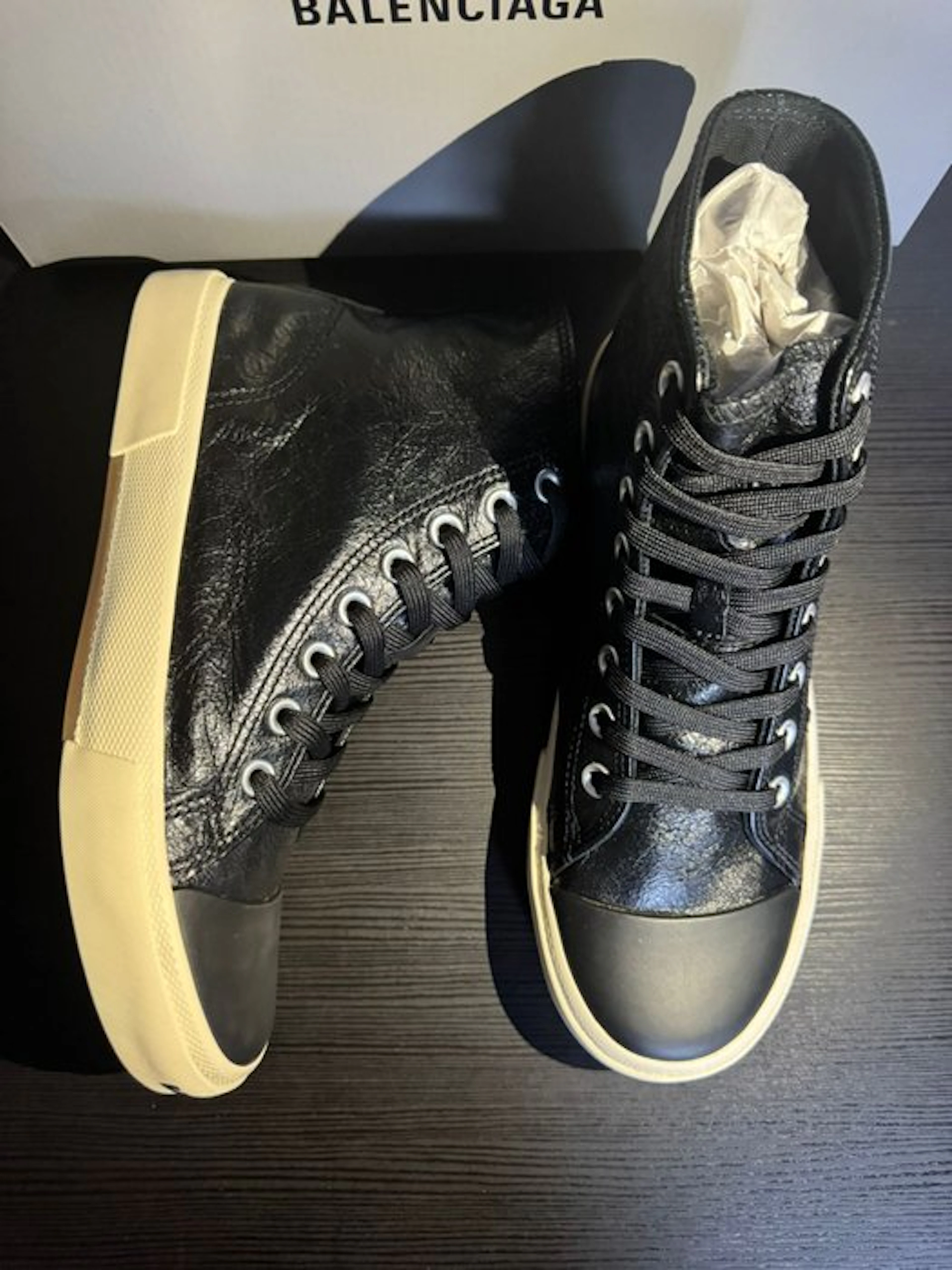 Balenciaga - PARIS HIGH TOP - High-top trainers - Size: EU 43 - New with tags