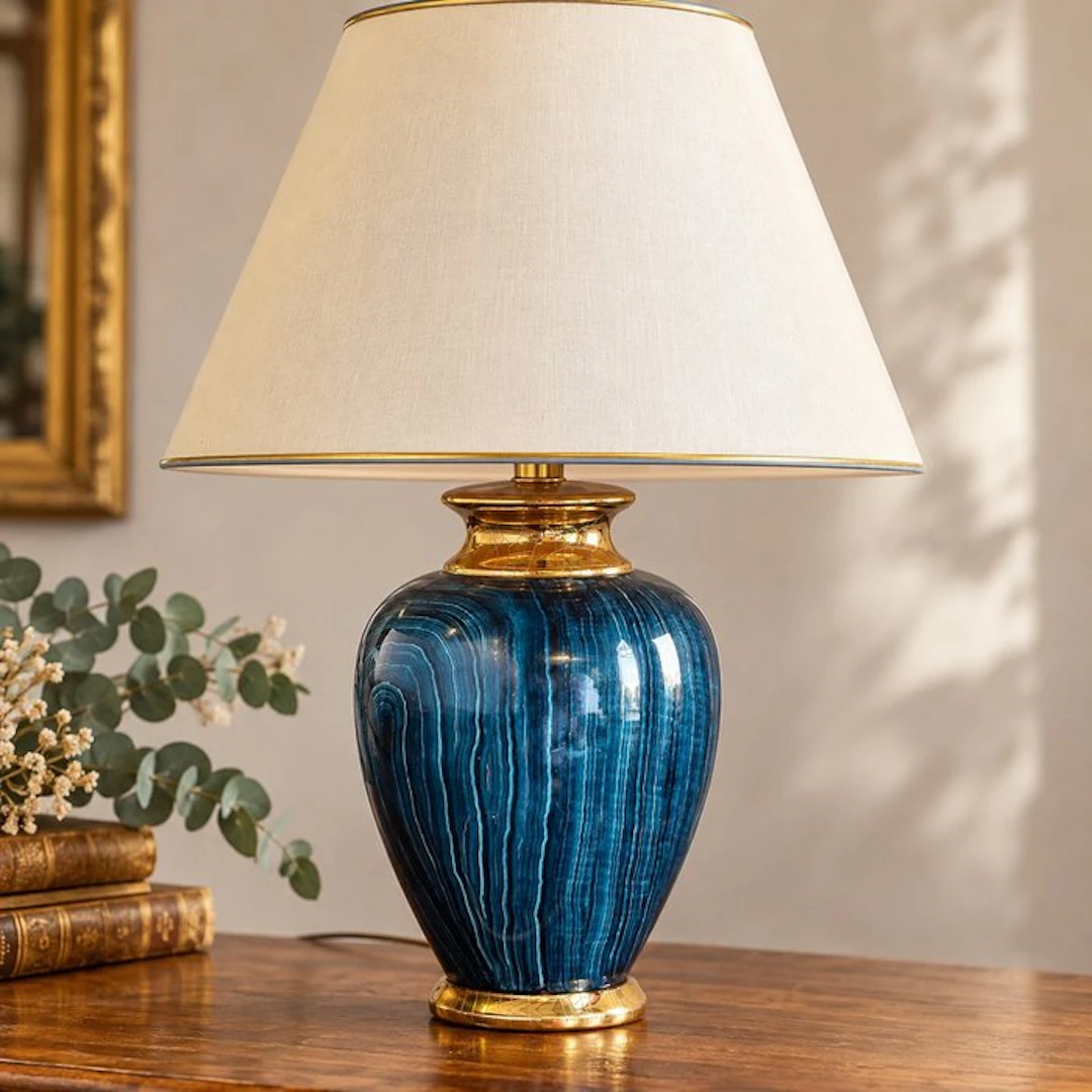 Le dauphin - Table lamp - Ceramic