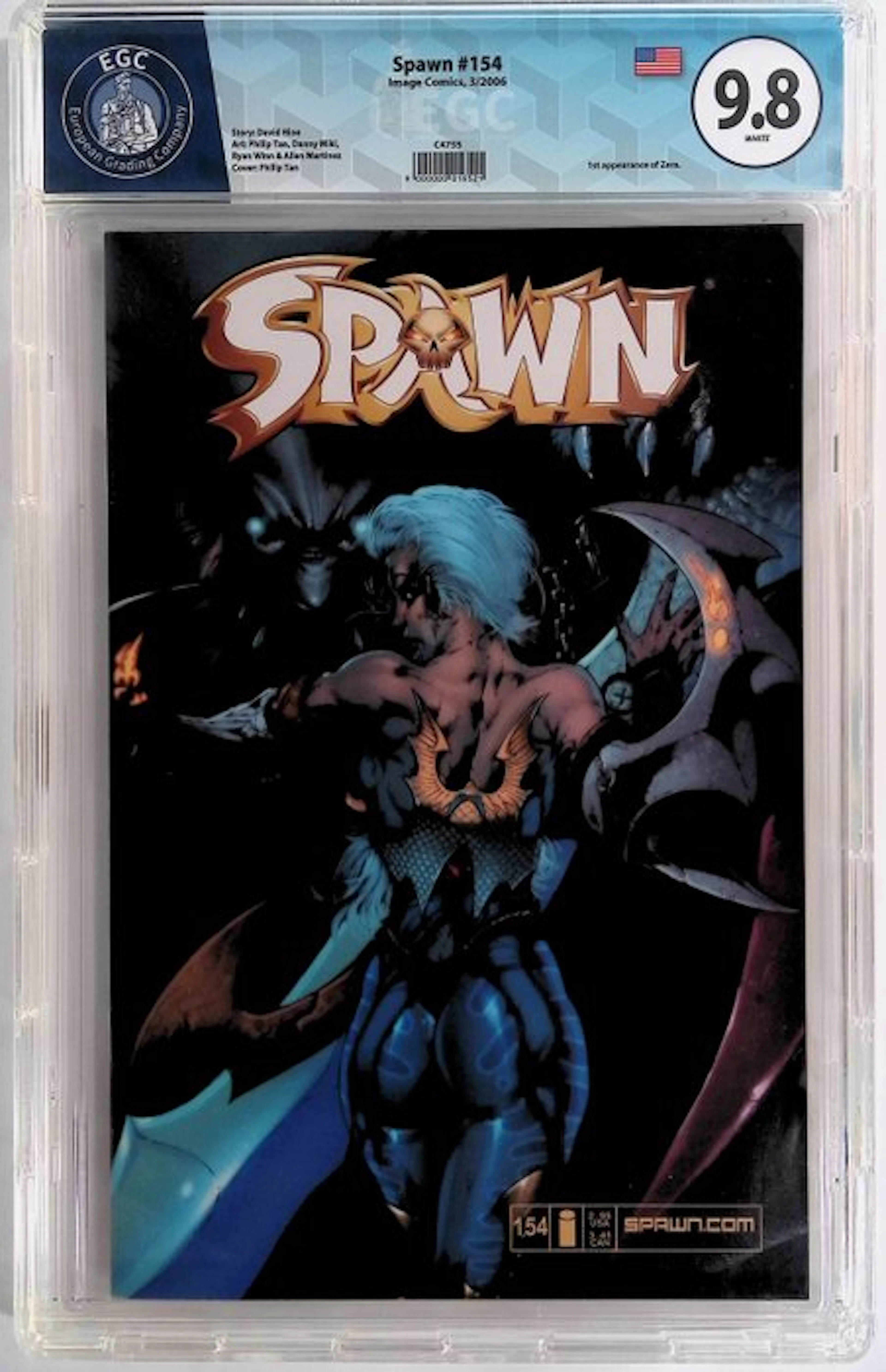 Spawn #154 - EGC 9.8 - 1 Graded comic - First edition - 2006