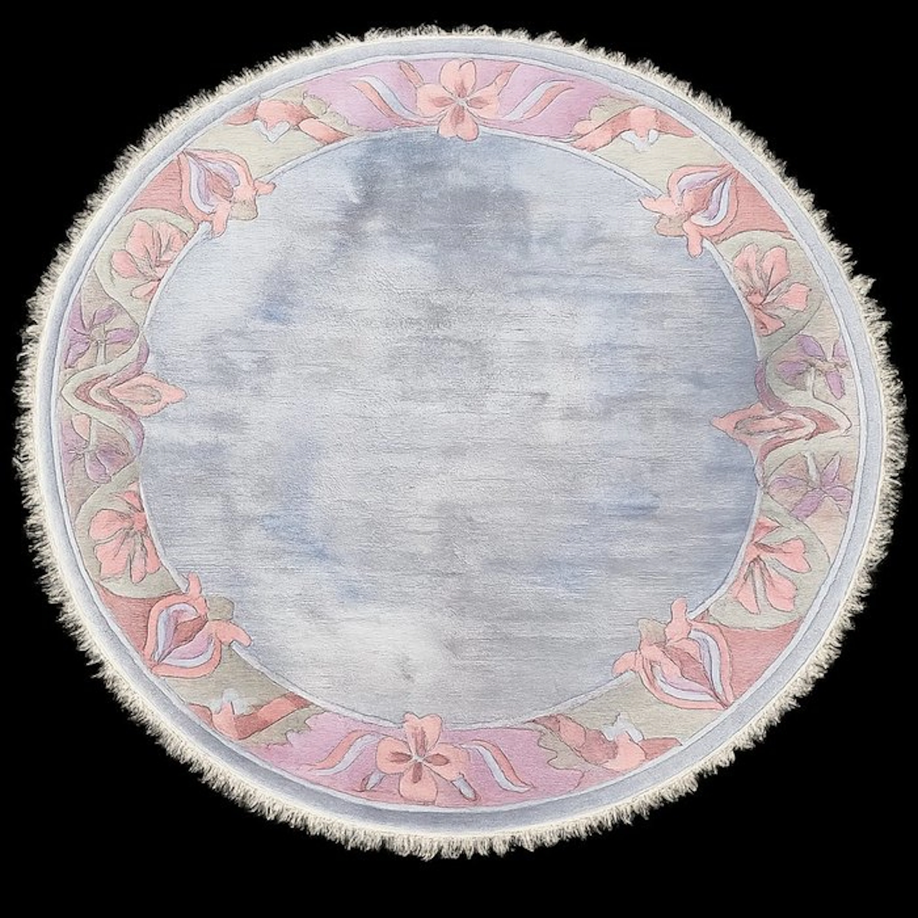 Nepal Modern Round - Cleaned - Carpet - 198 cm - 191 cm