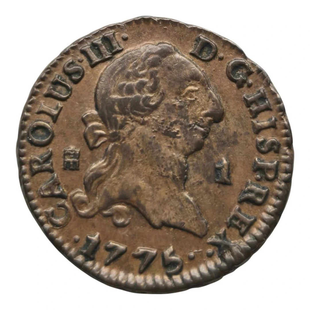 Spain. Carlos III. 1 Maravedí 1775 Segovia