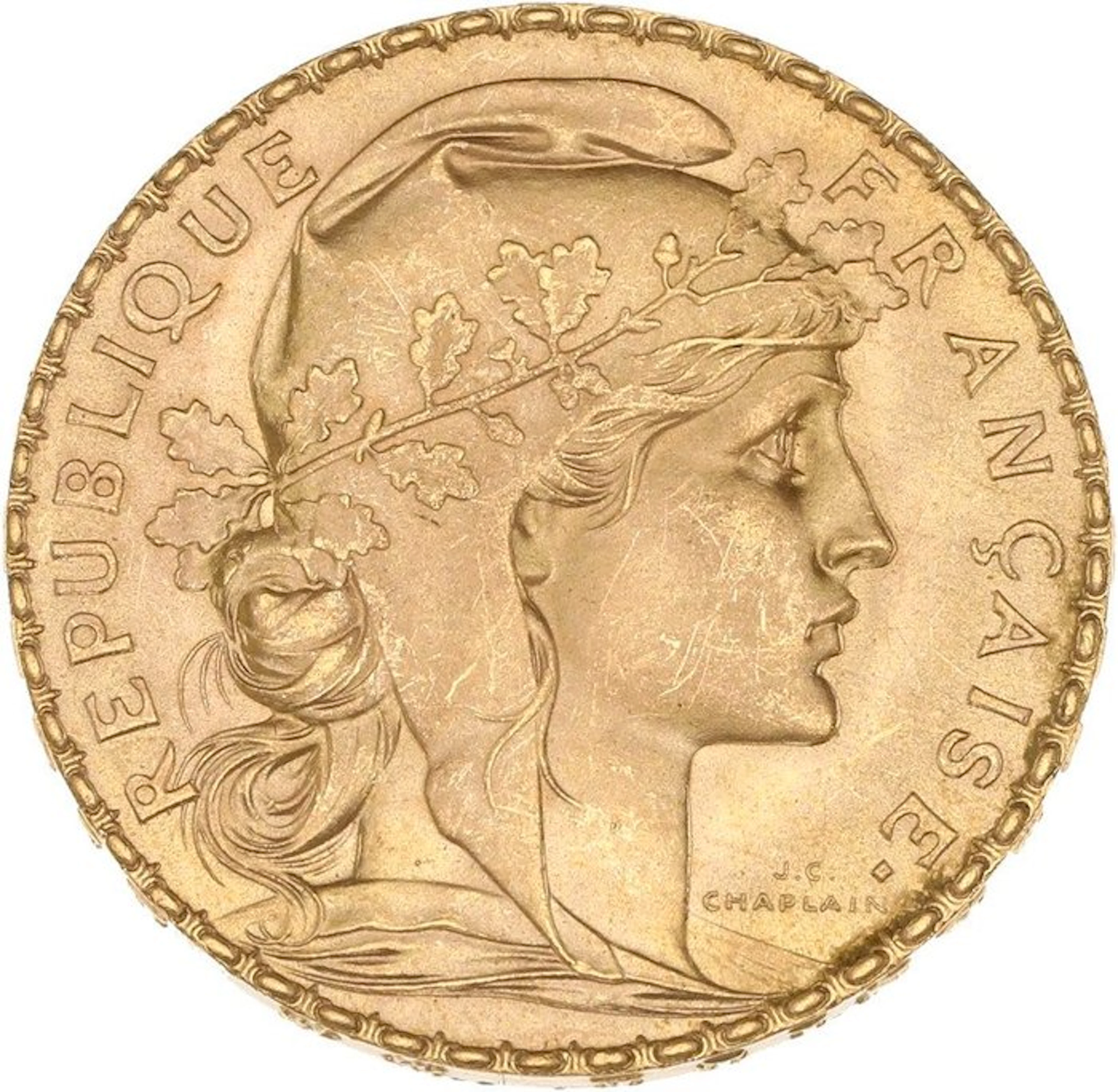 6,45 grams - Gold .900 - 20 Francs Coq / Marianne