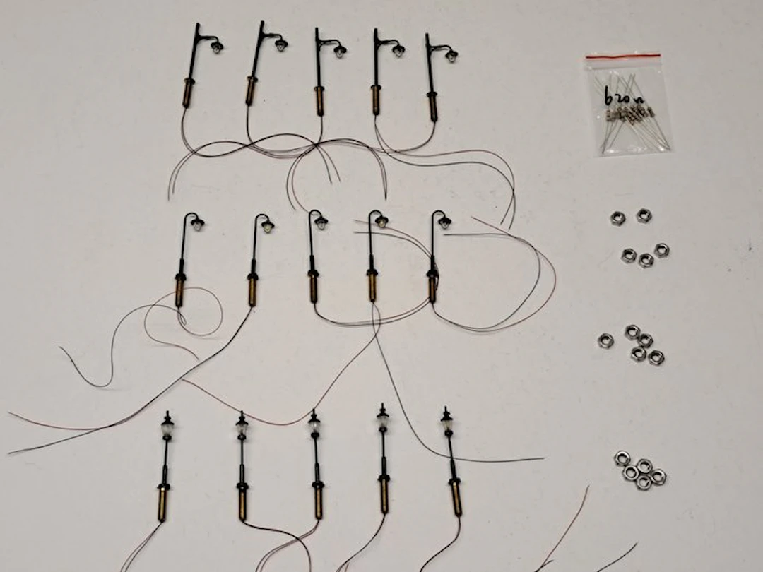 Lantaarn Z - Model train lighting (15) - 15 pieces of...