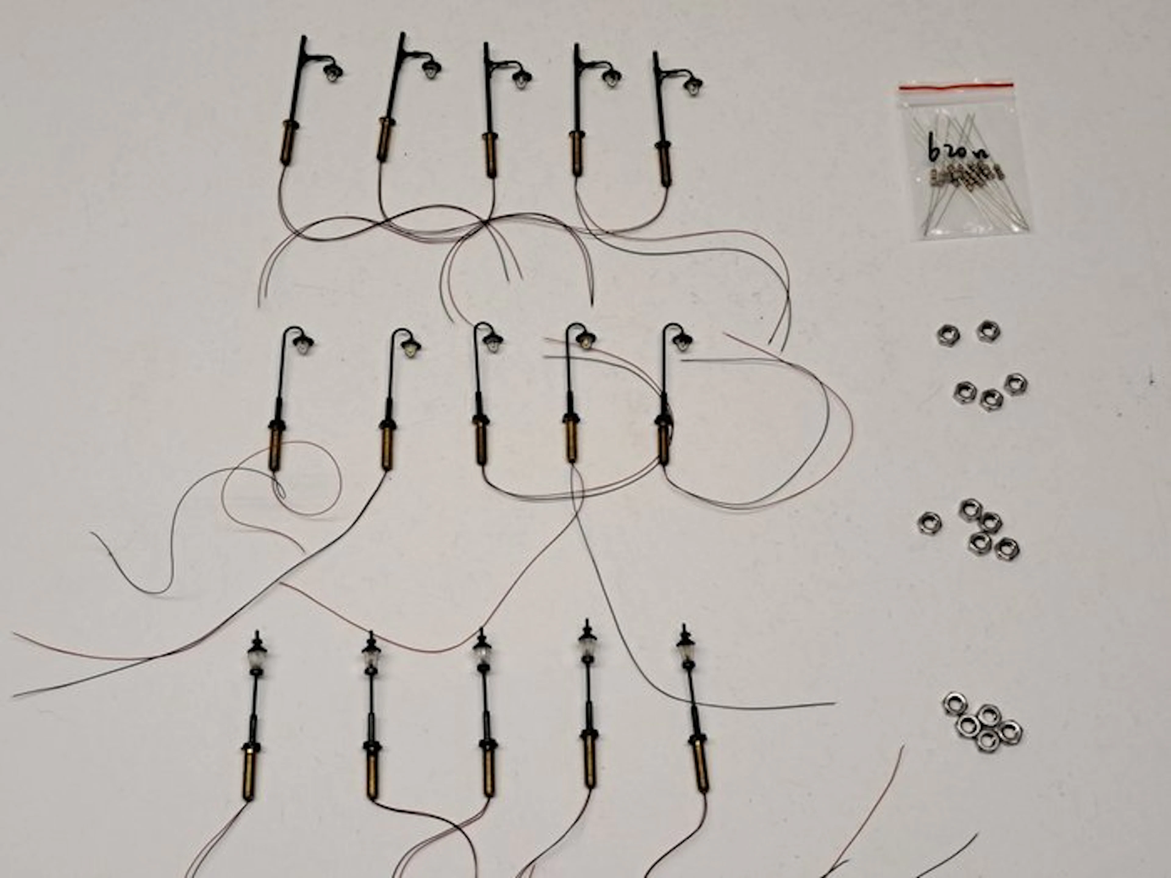 Lantaarn Z - Model train lighting (15) - 15 pieces of...