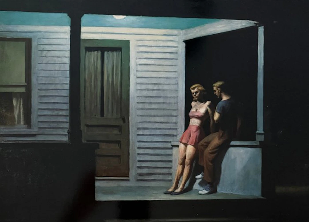 Edward Hopper - “Summer Evening, 1947”.
