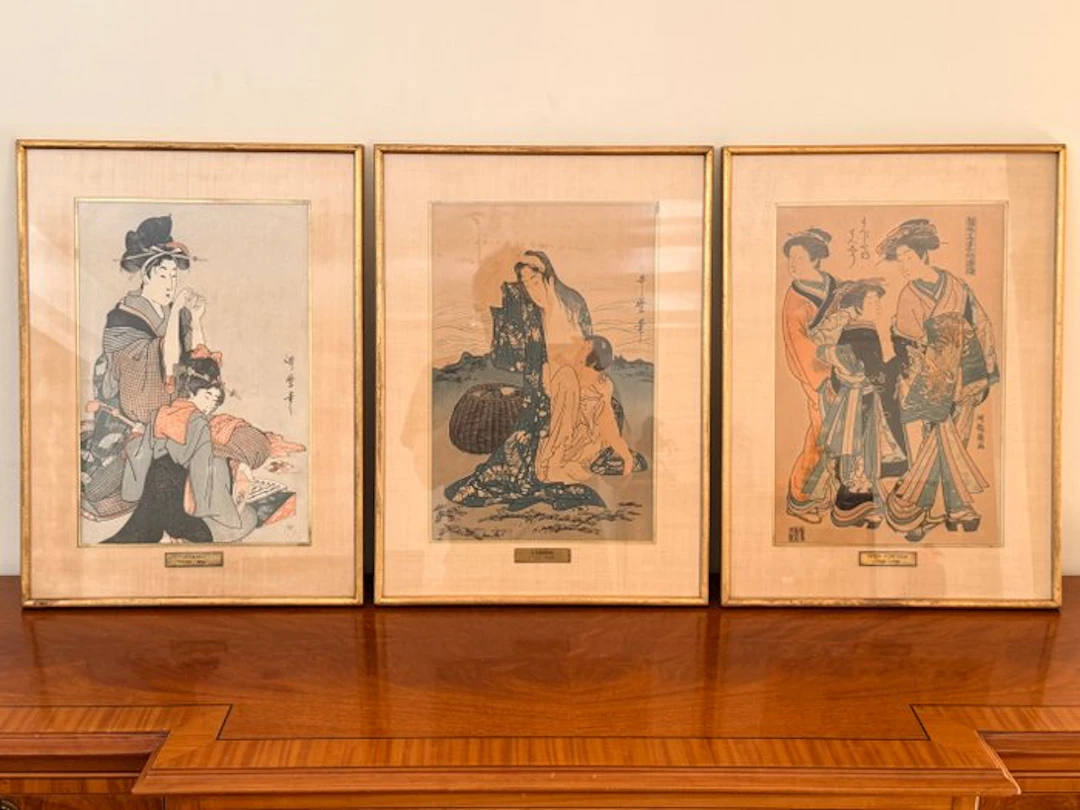 See description. - Washi paper - Japan - Edo Period (1600-1868)