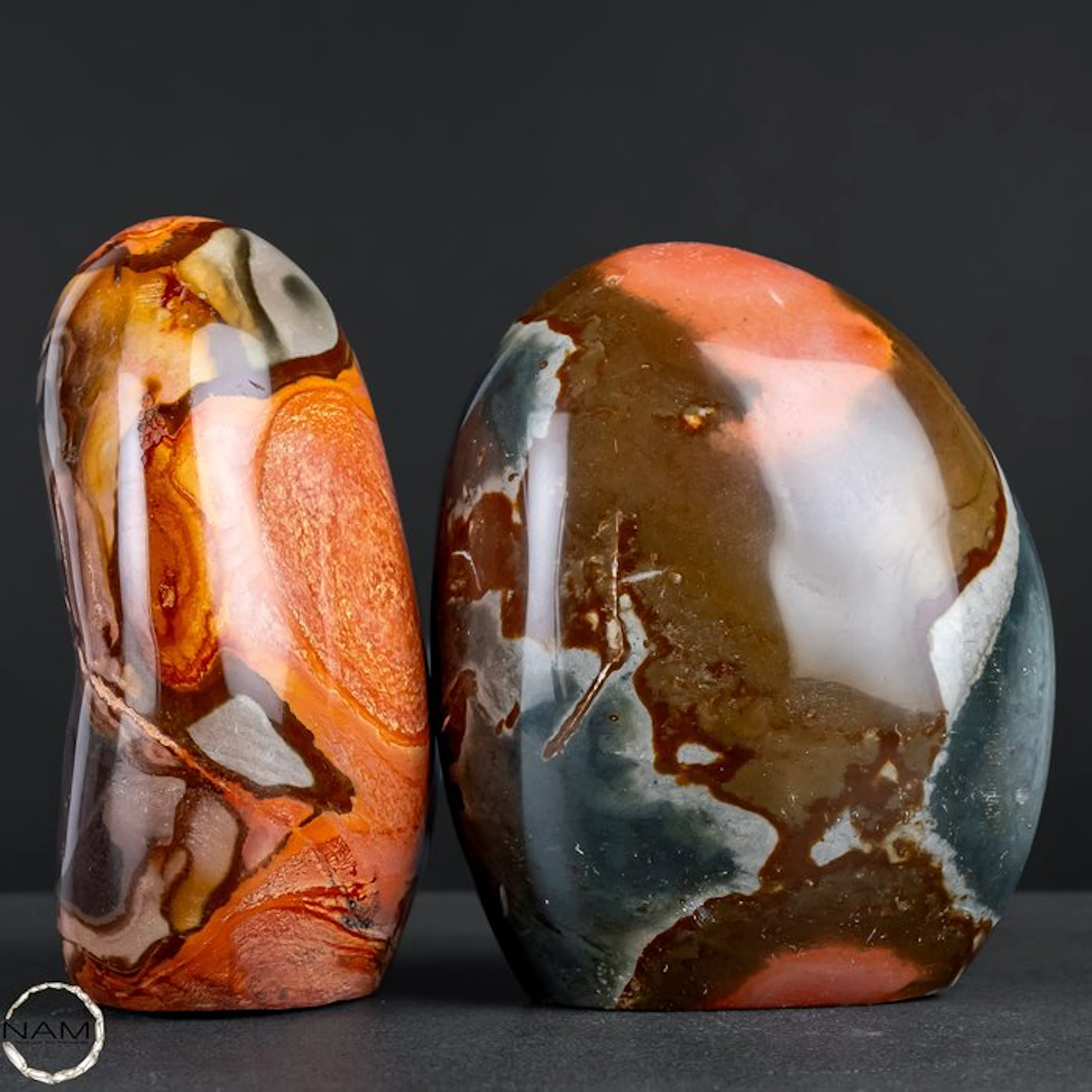 Polychrome Jasper Freeforms – Unique Color Worlds Warm...