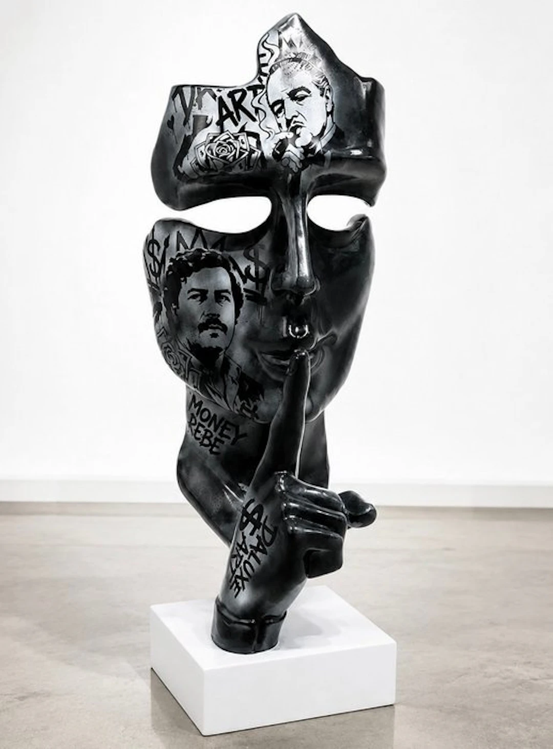 Daluxe Art - 1999 • XXL Pablo Escobar Face – 100 cm