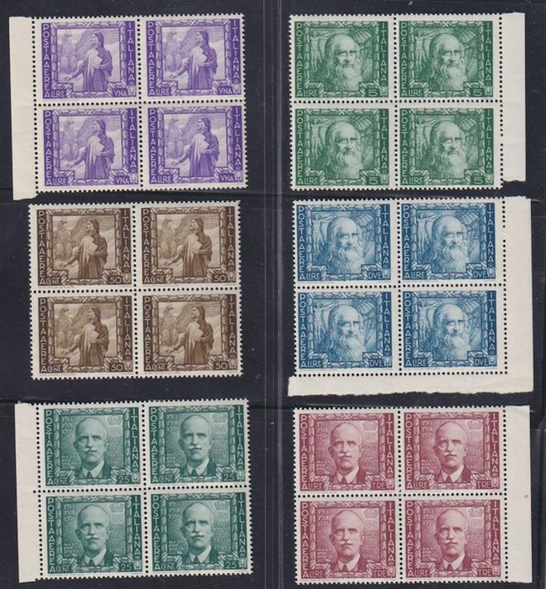 Italy Kingdom 1938 - Air Mail Empire: complete series in...