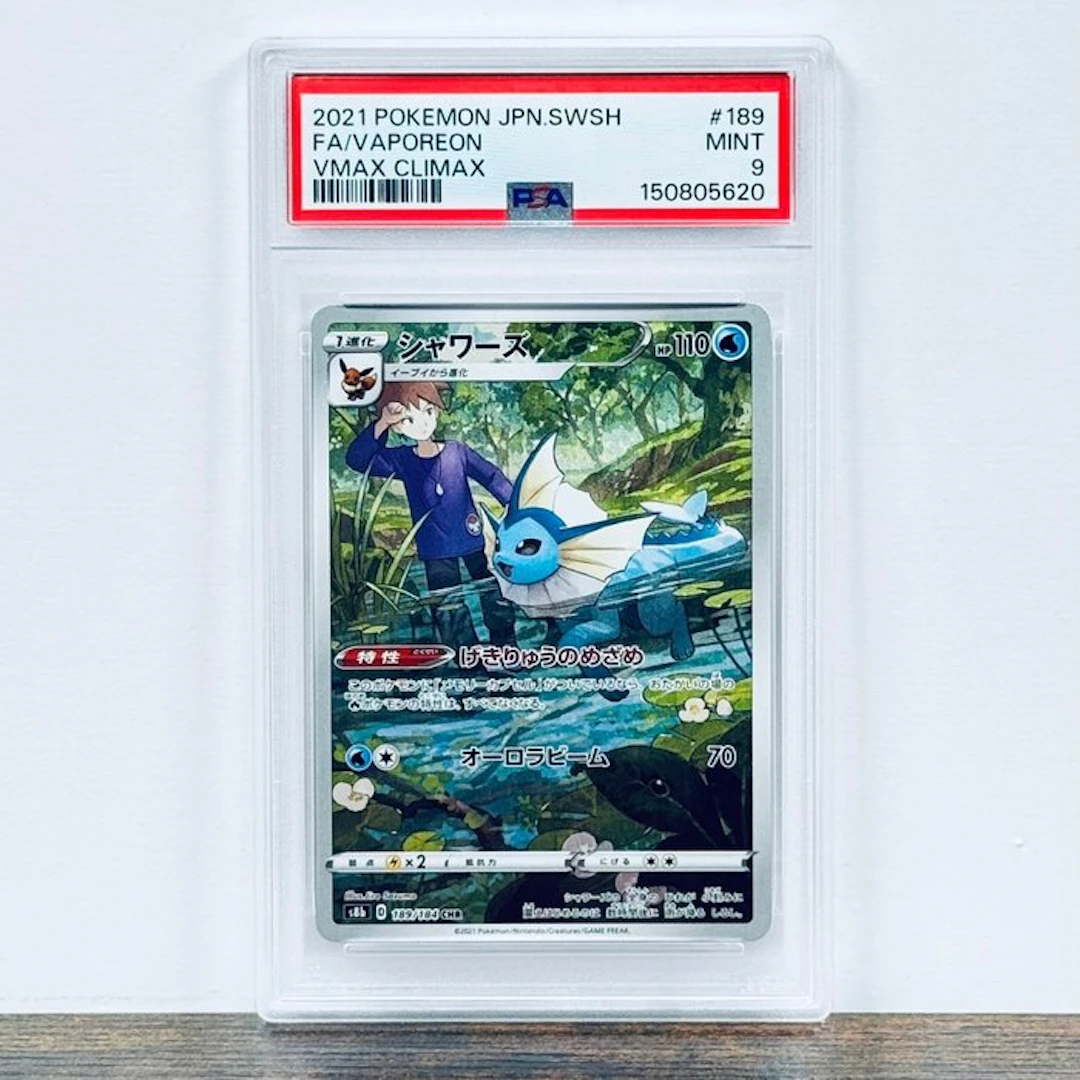 Pokémon Graded card - Vaporeon 189 – Pokémon - PSA 9