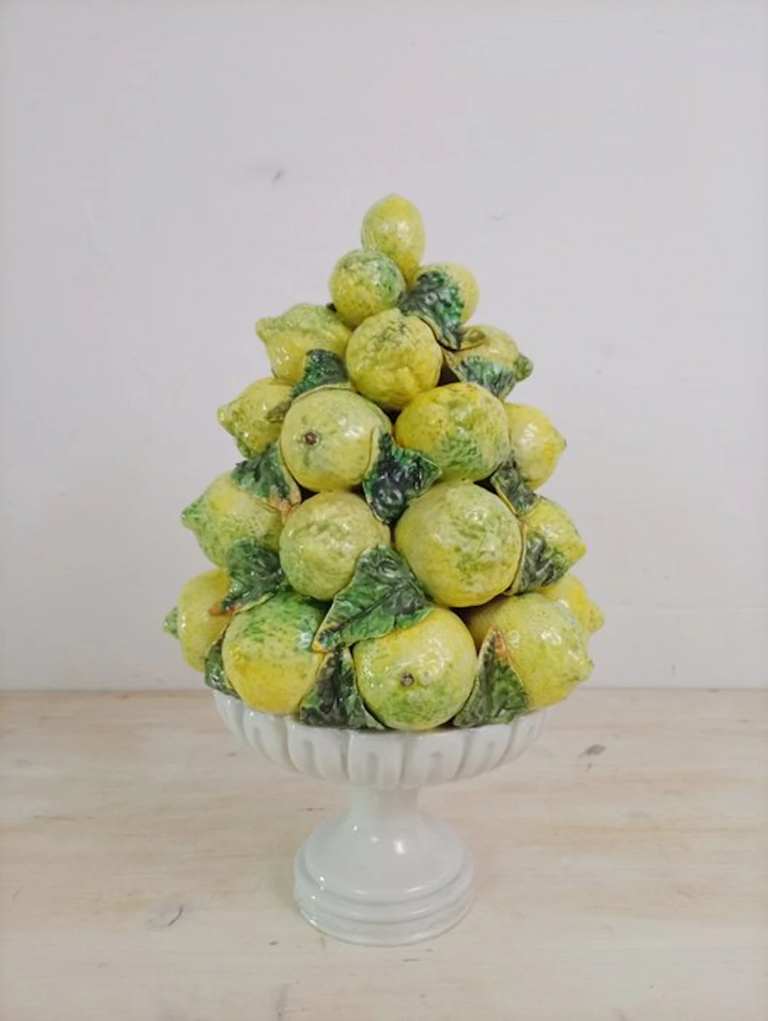 Centrepiece - Ceramic - Capodimonte Lemons