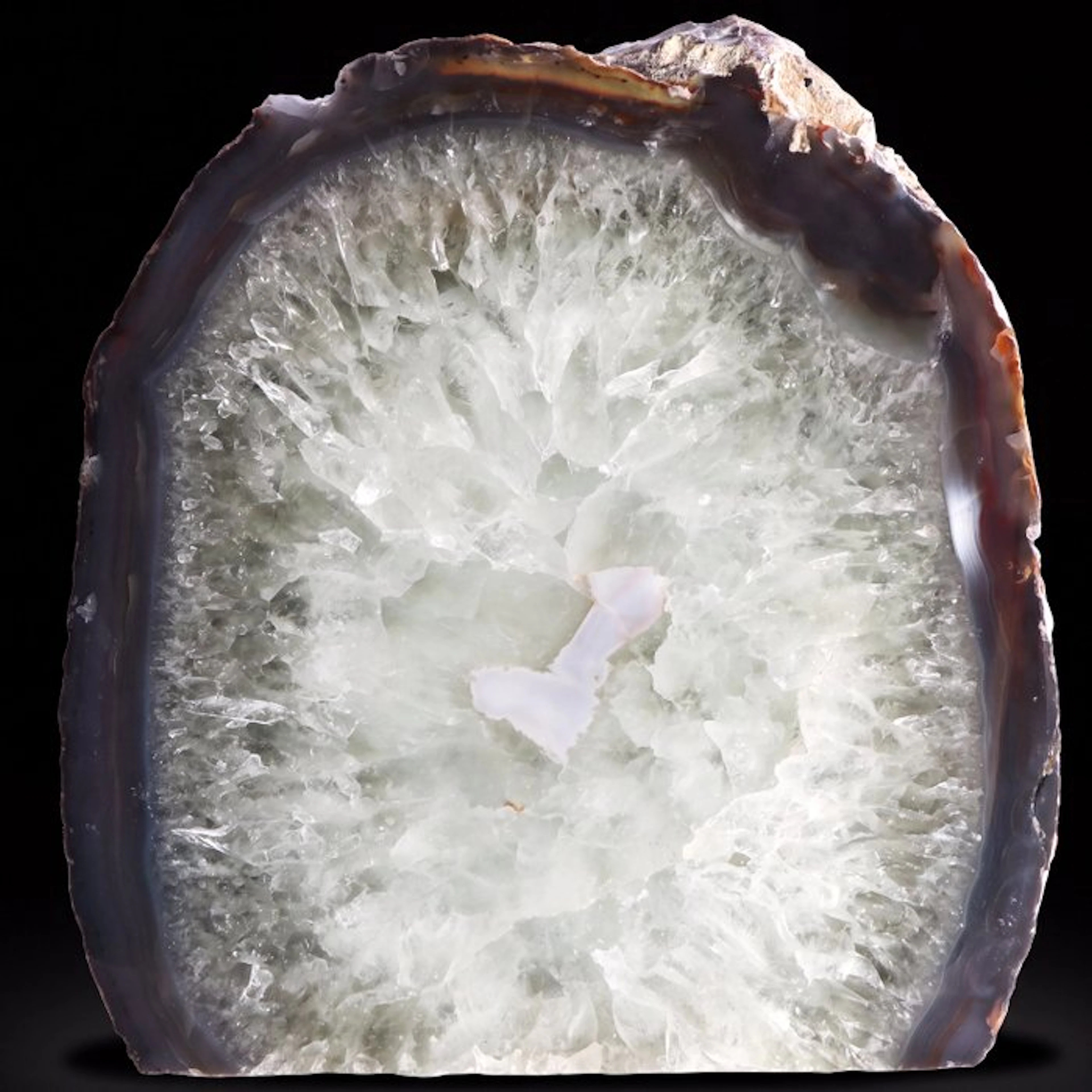 XL Black Agate - 25x23x10 cm - Geode- 8.3 kg