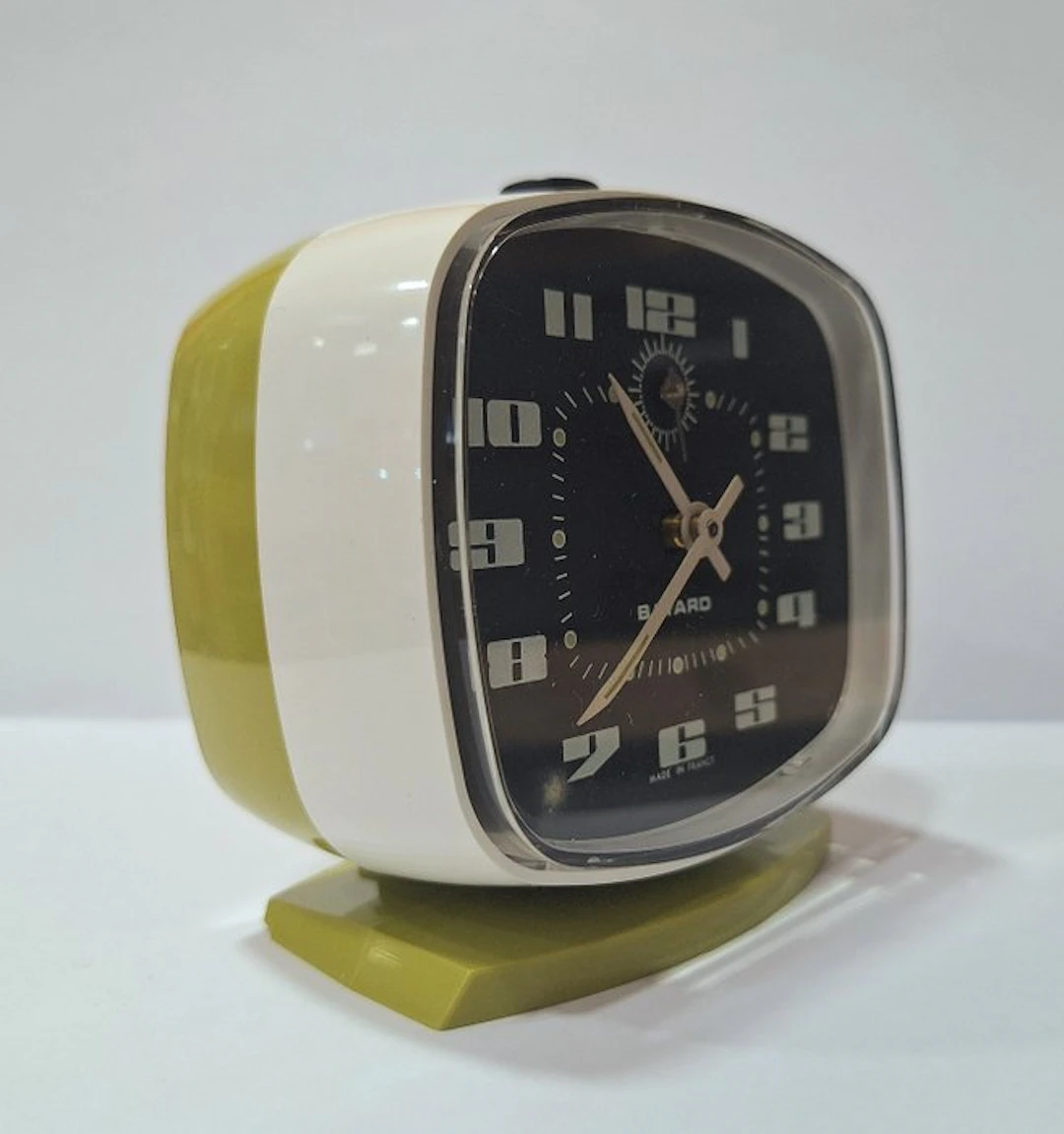 Desk clock - Réveils Bayard - Mid-century modern Plastic - 1950-1960