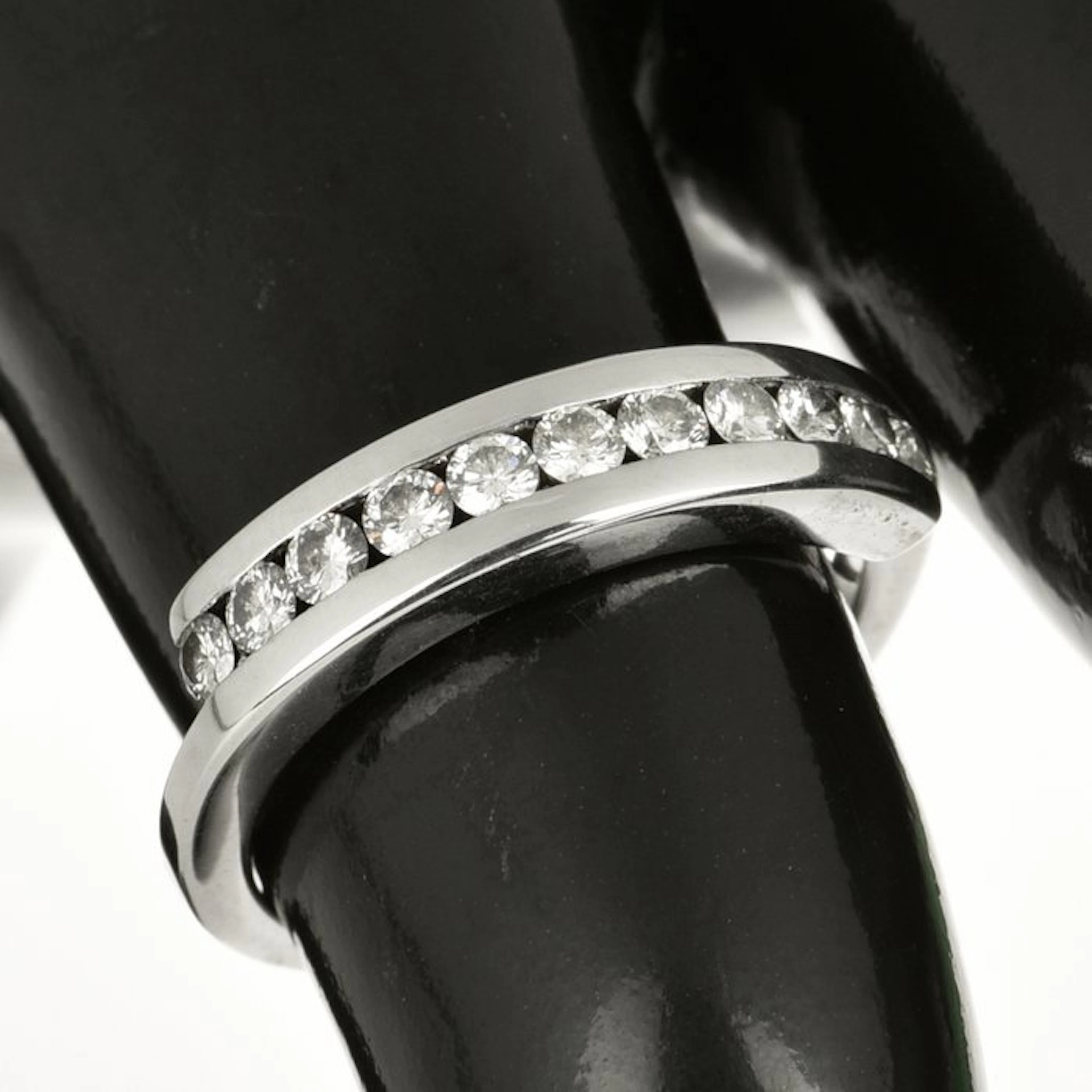 Ring - 18 kt. White gold Diamond (Natural)