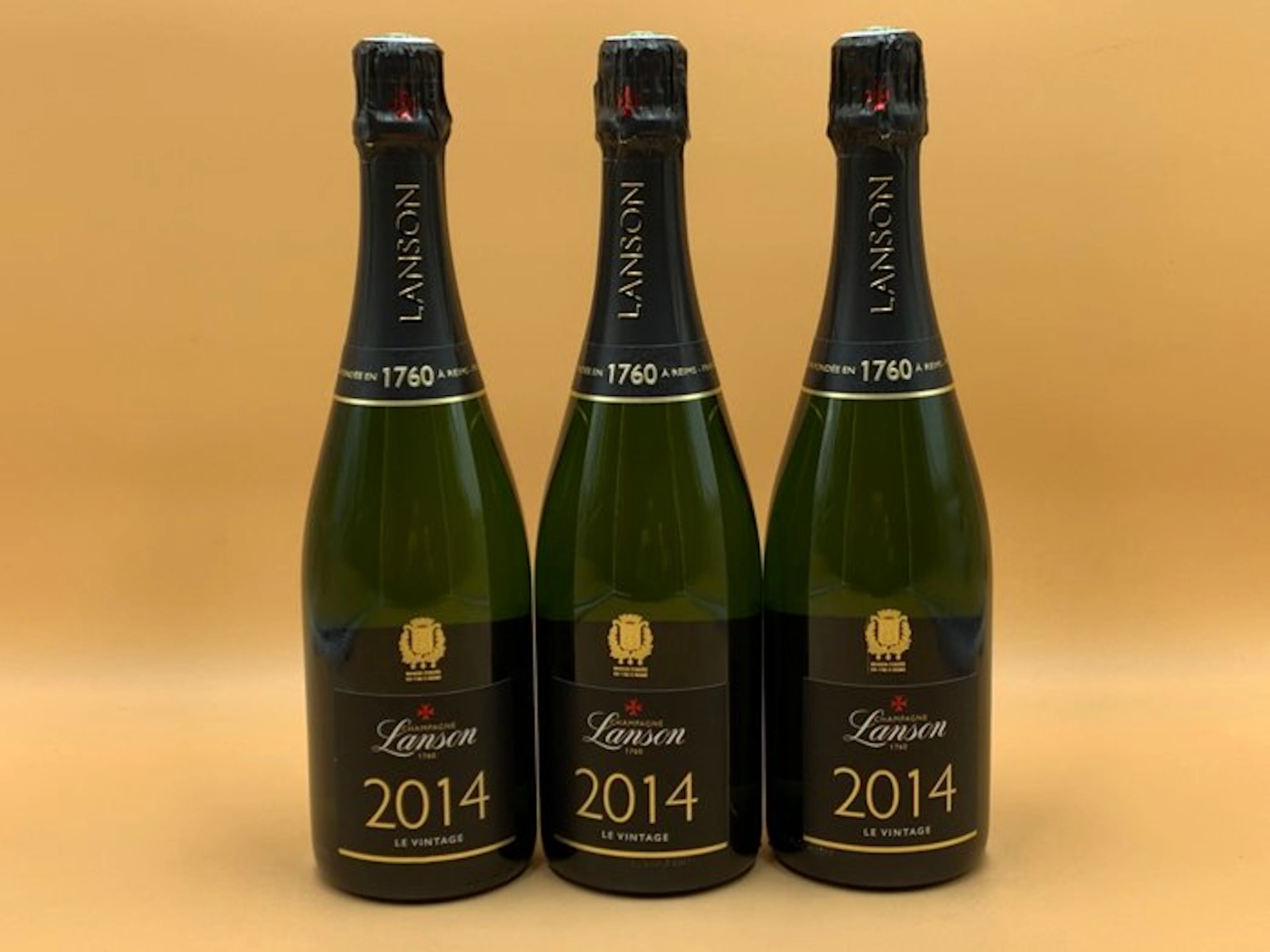 2014 Lanson, Le Vintage - Champagne Brut - 3 Bottles (0.75L)