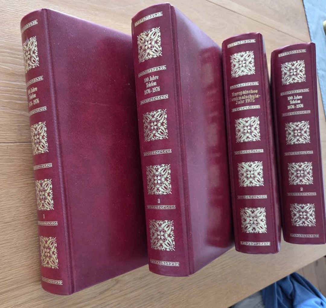 World - e425) 100 Telephony: a neat collection in 4 Borek albums