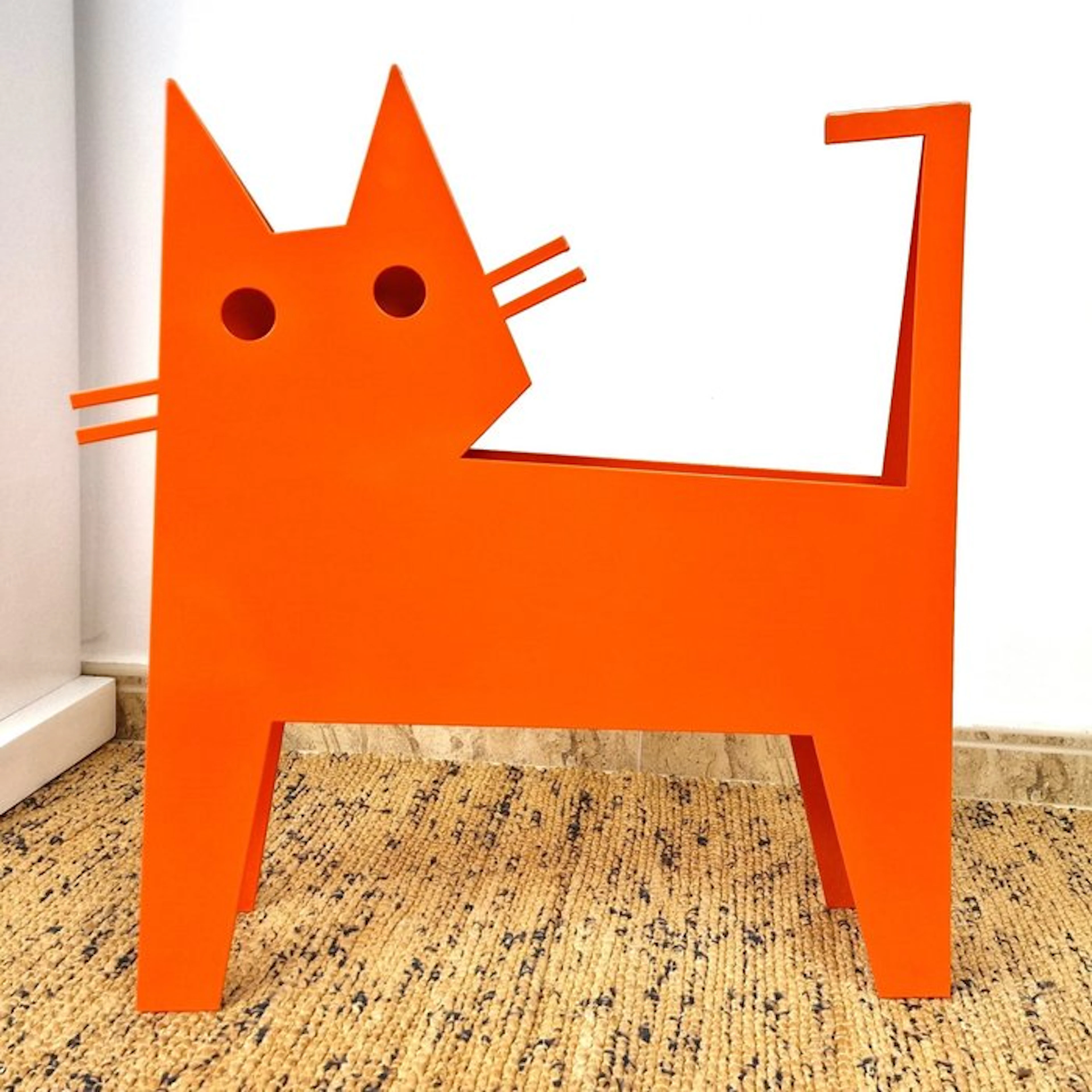 José Soler Art - The Cat KH. Orange - No Reserve