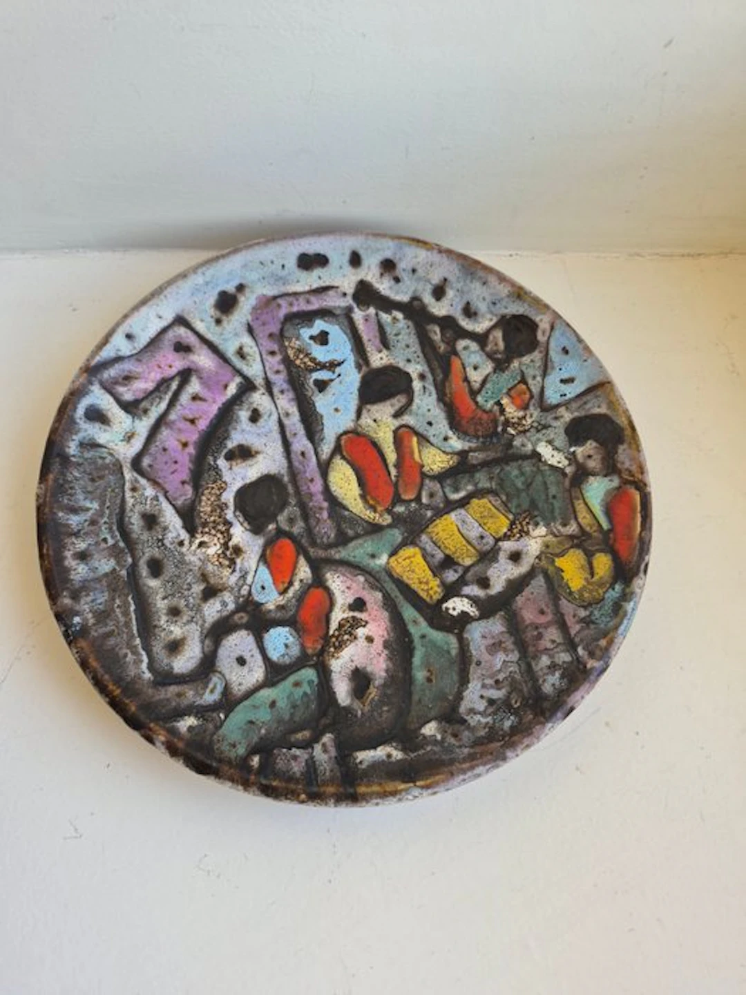 Vallauris - Marius Bessone (1929-2001) - Dish - Ceramic