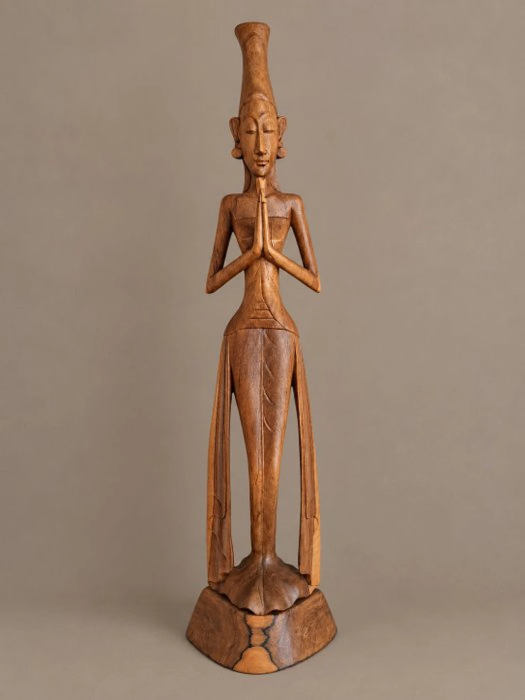 Balinees Art Deco houtsnijwerk - Statue - Indonesia