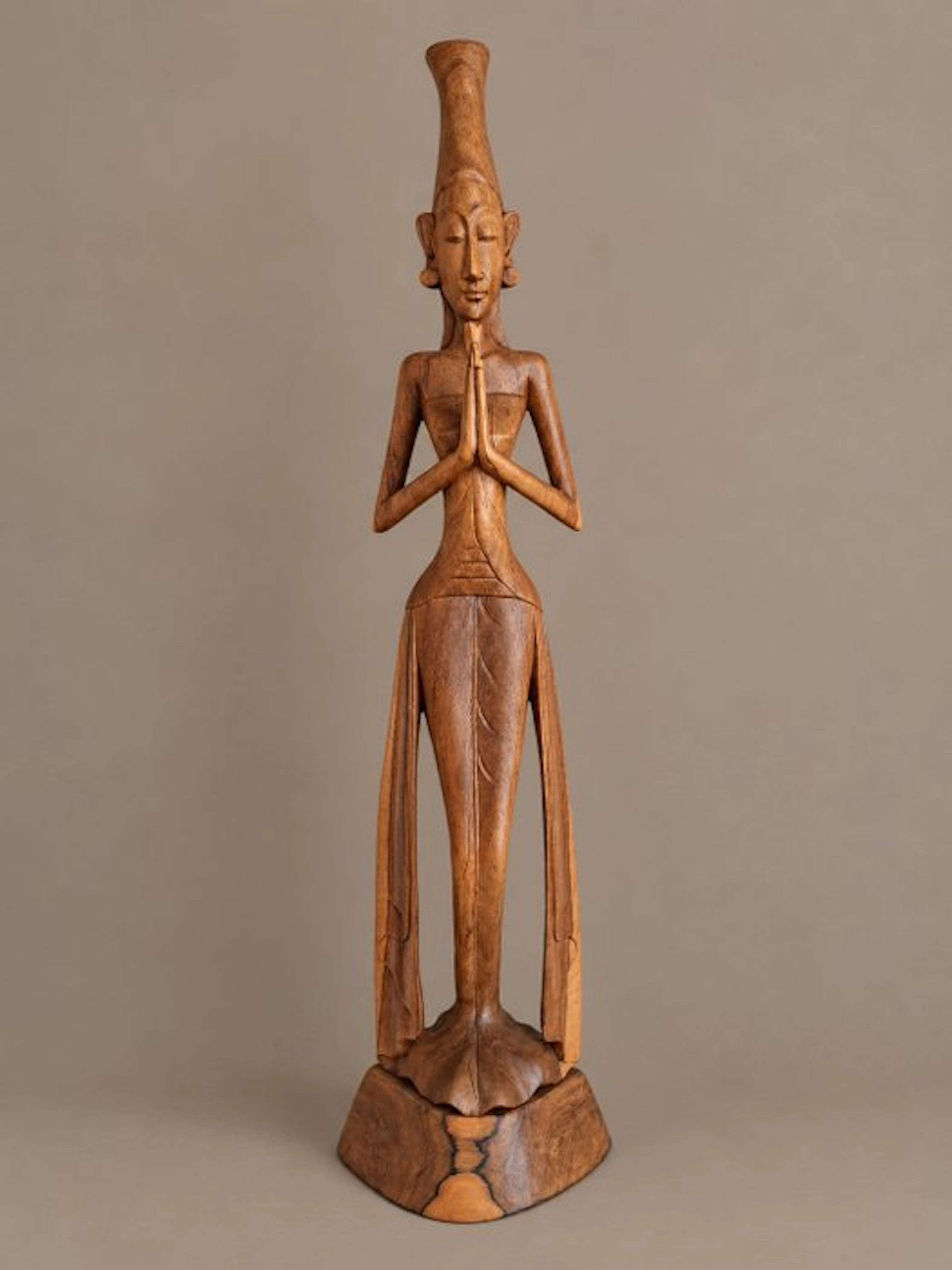 Balinees Art Deco houtsnijwerk - Statue - Indonesia